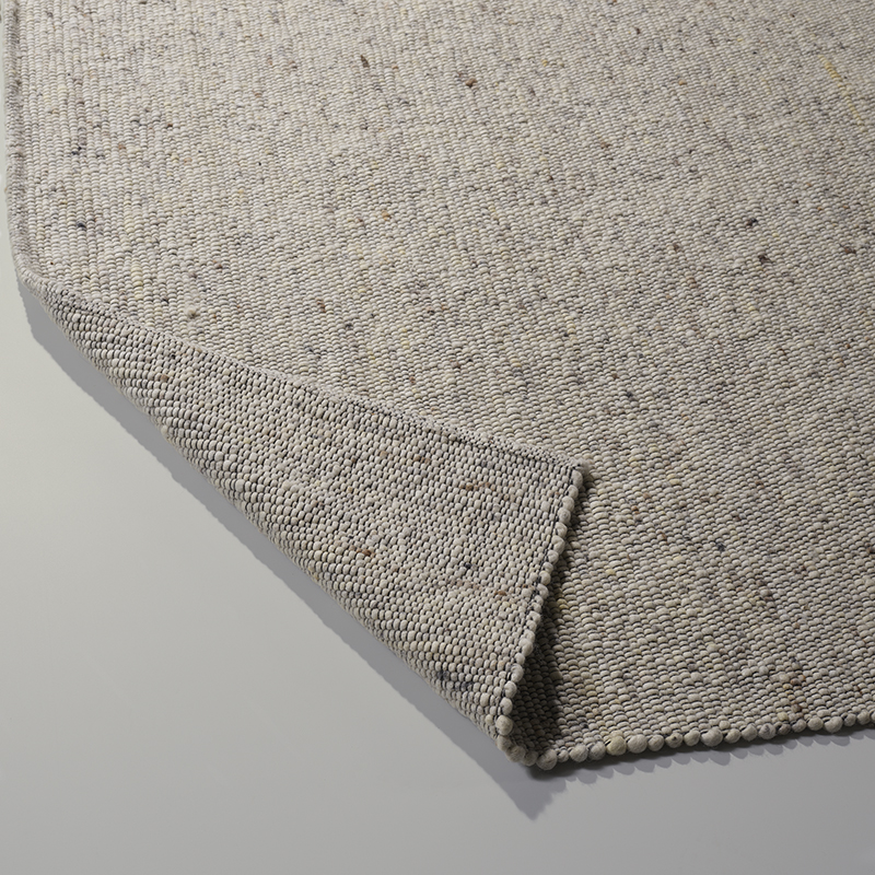 Handgeweven tapijt 200x290cm - 100% pure wol/60 beige