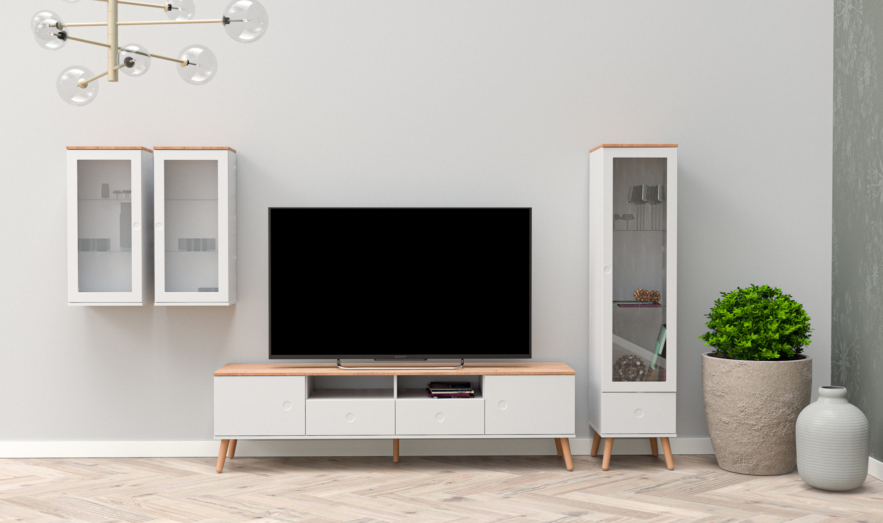 TV meubel Dot - 192 x 54 x 43cm