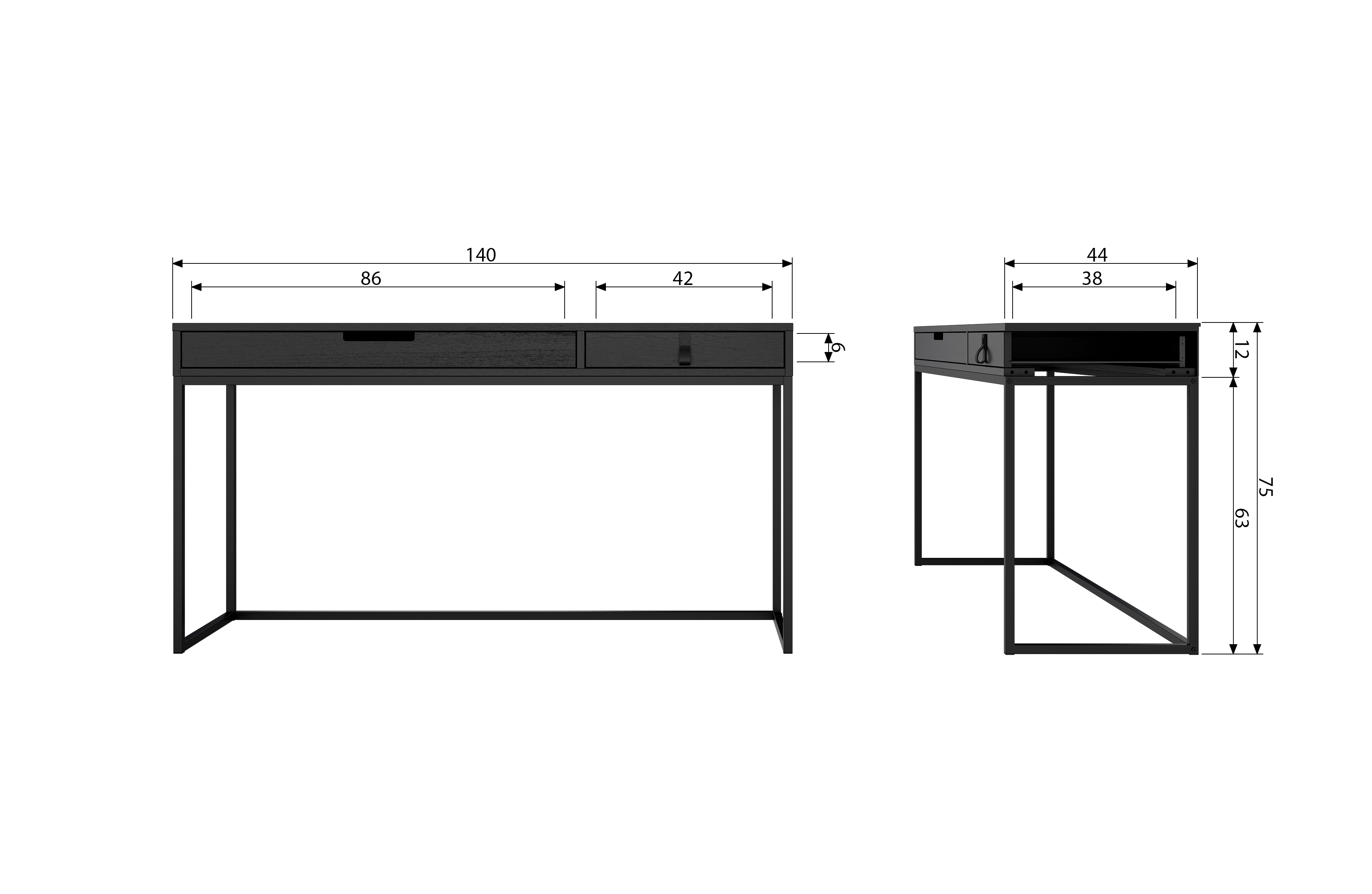 Bureau 140 x 44cm