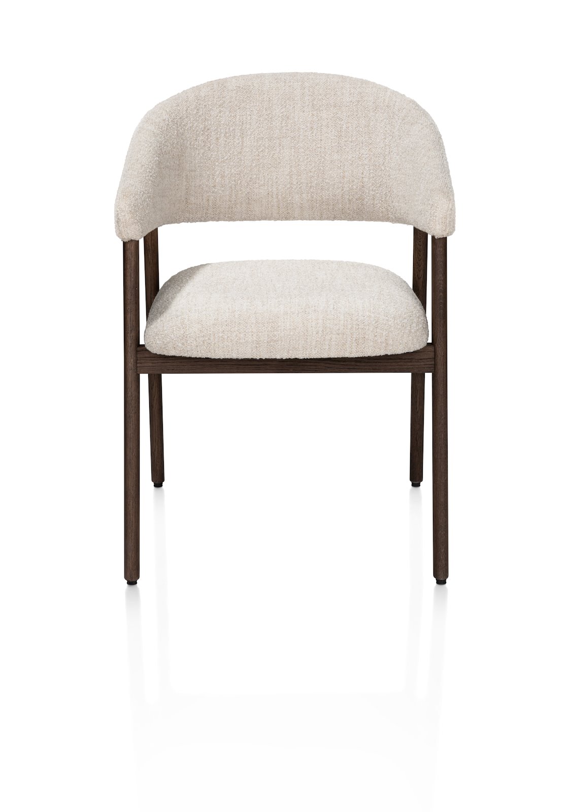 Armstoel Kira - creme/clay oak