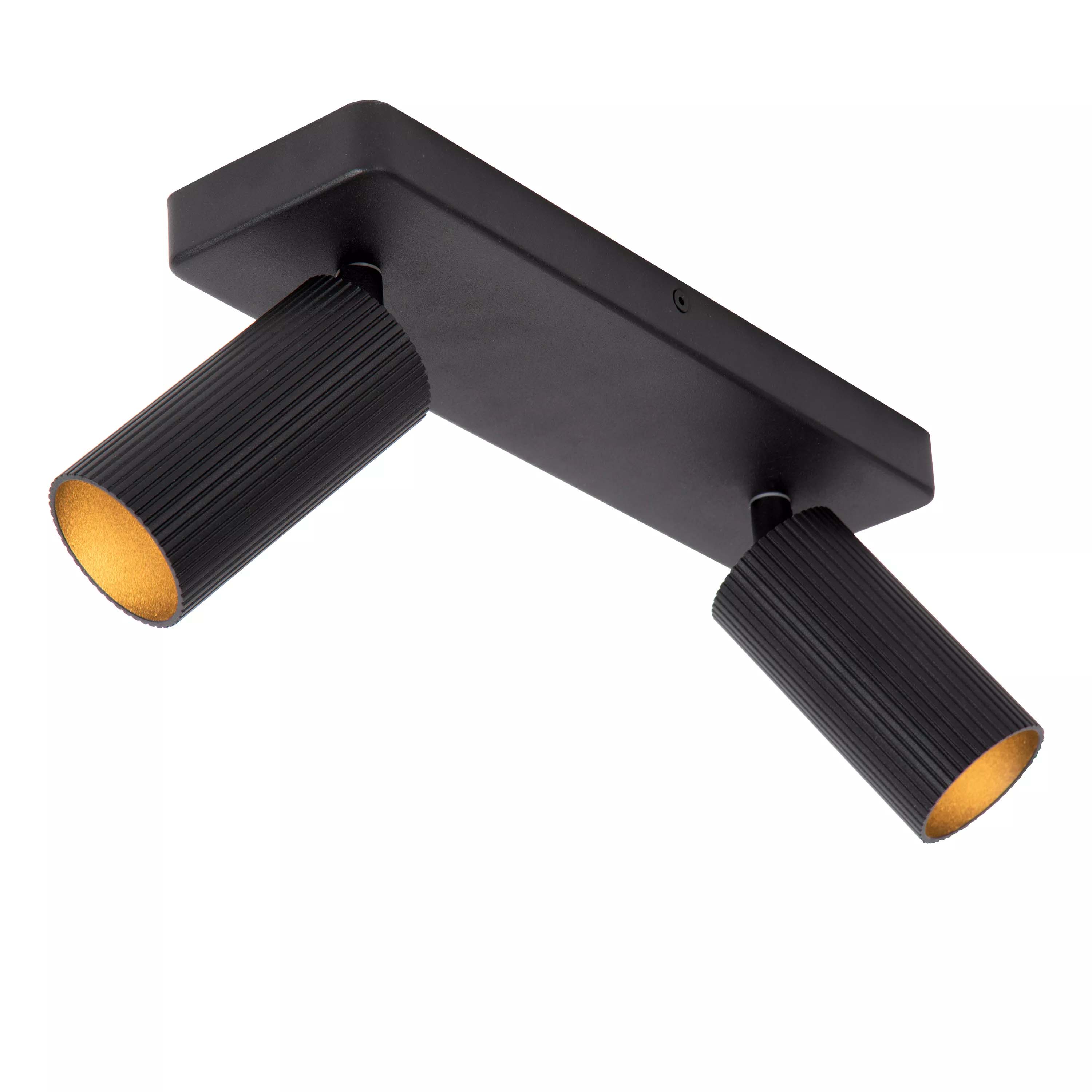 Plafondspot (excl.lamp) Clubs 2xGU10 - zwart