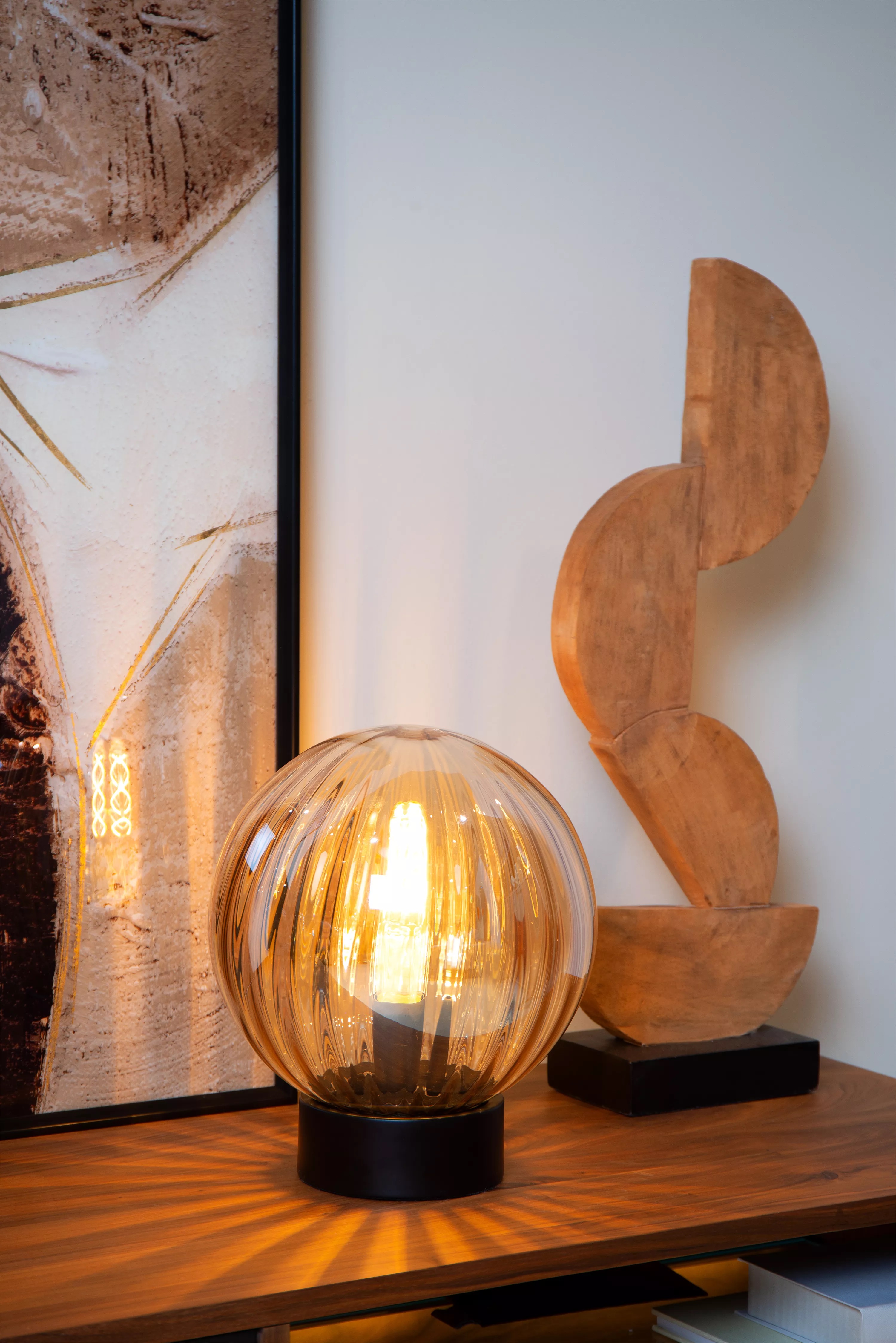 Tafellamp Monsaraz 1x40W (excl. lichtbron) - amber