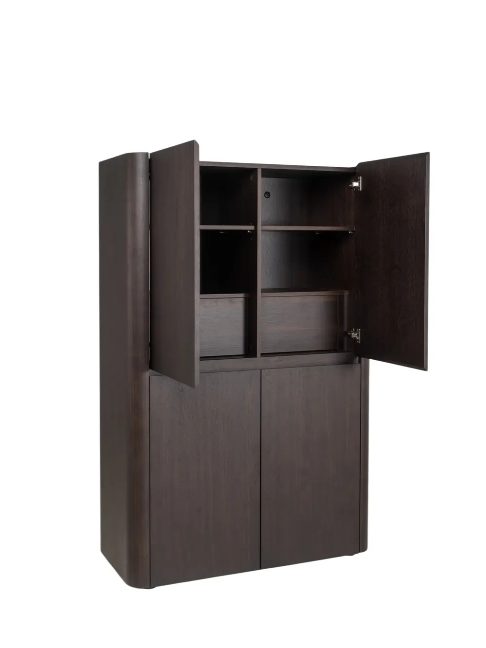 Buffetkast 4 deuren - dark walnut