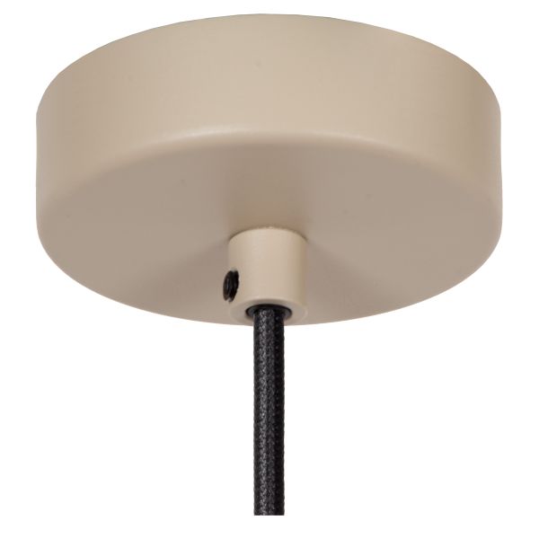 Hanglamp Evora met één pendel - taupe