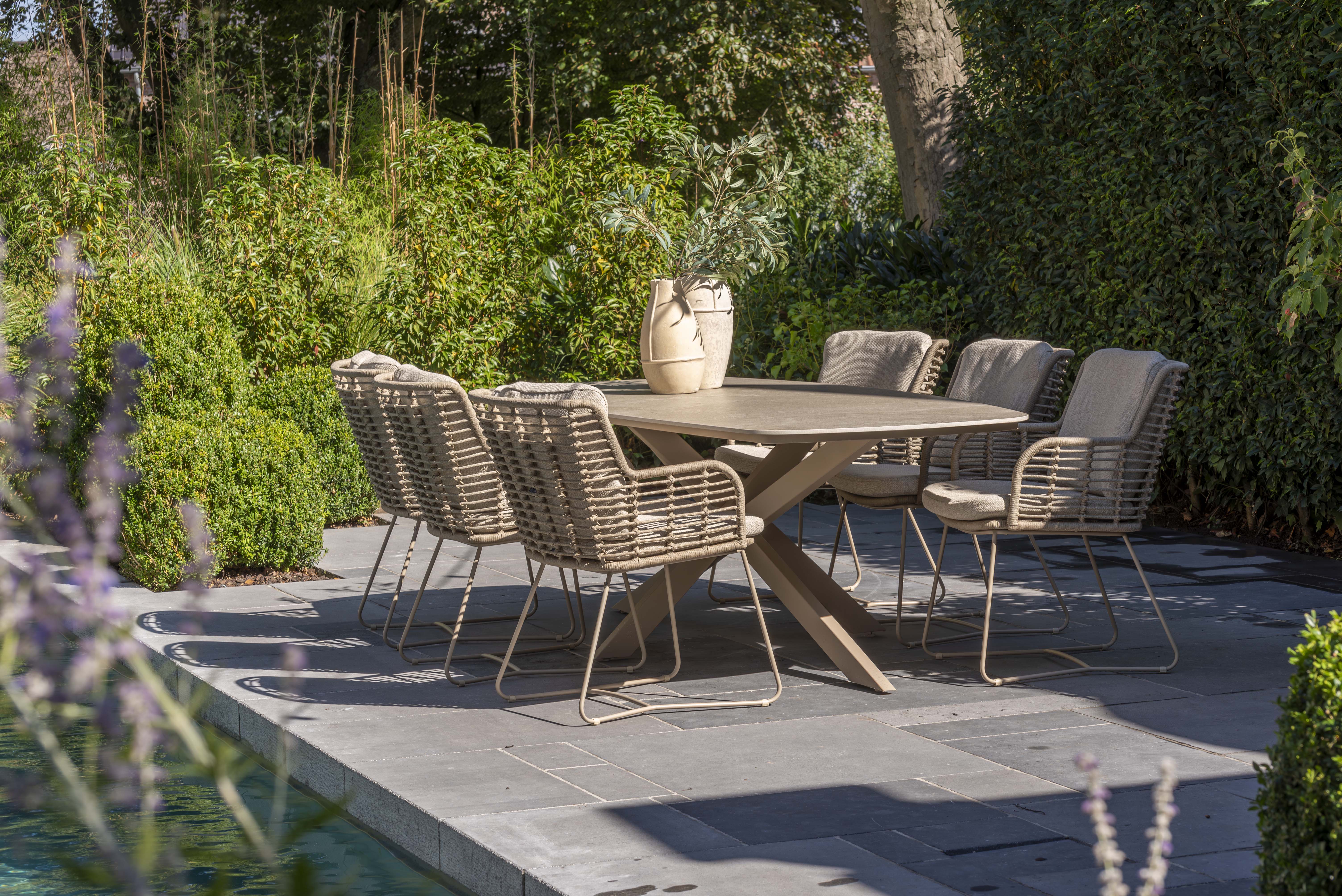 Outdoor tafel Prado 300x110cm- latte