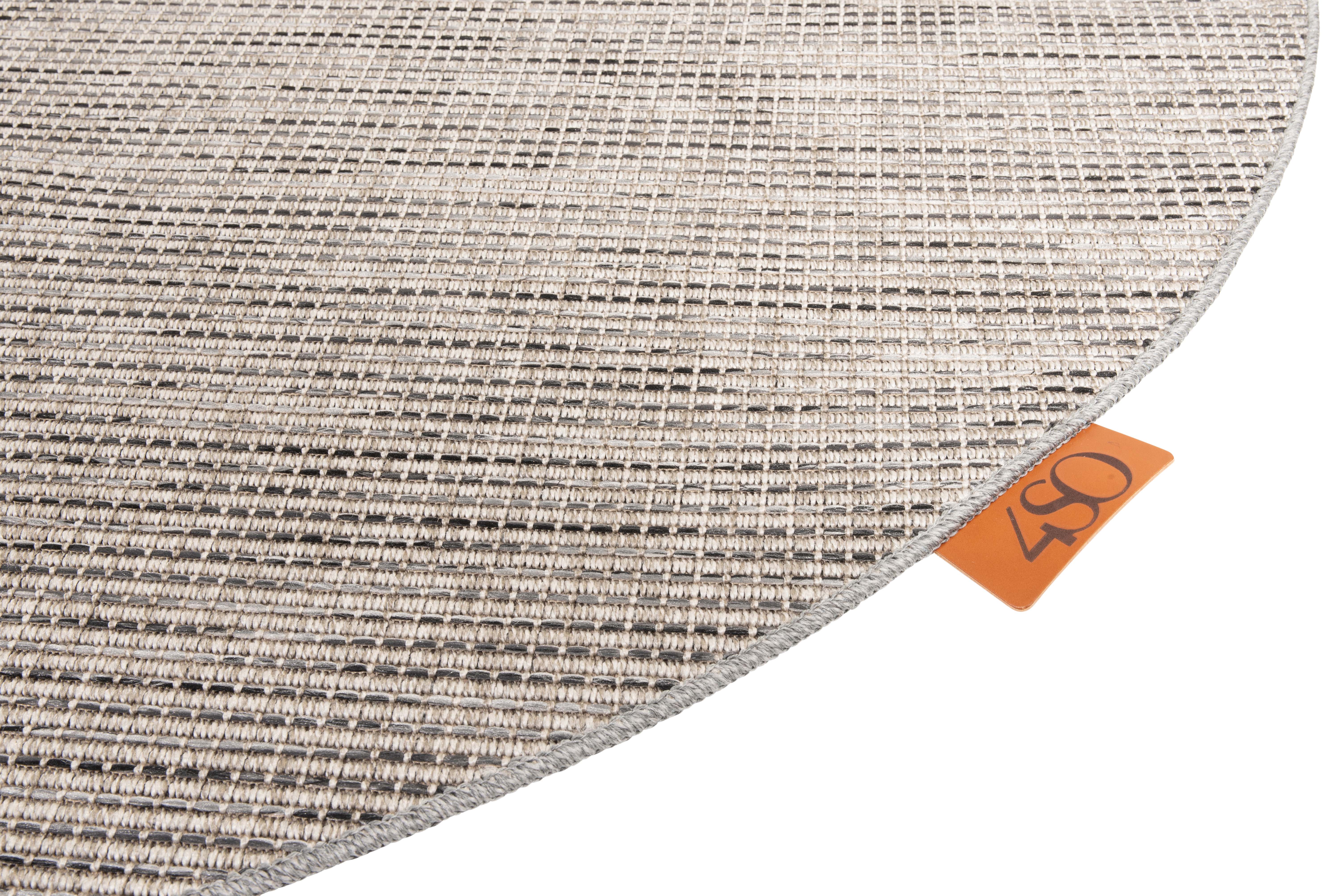 Outdoor tapijt diam.200cm - slate