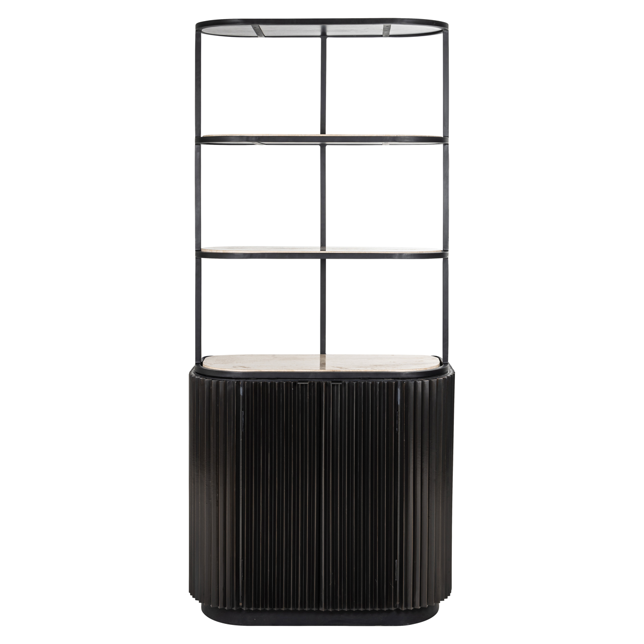 Barkast Hampton - darkbrown/travertine