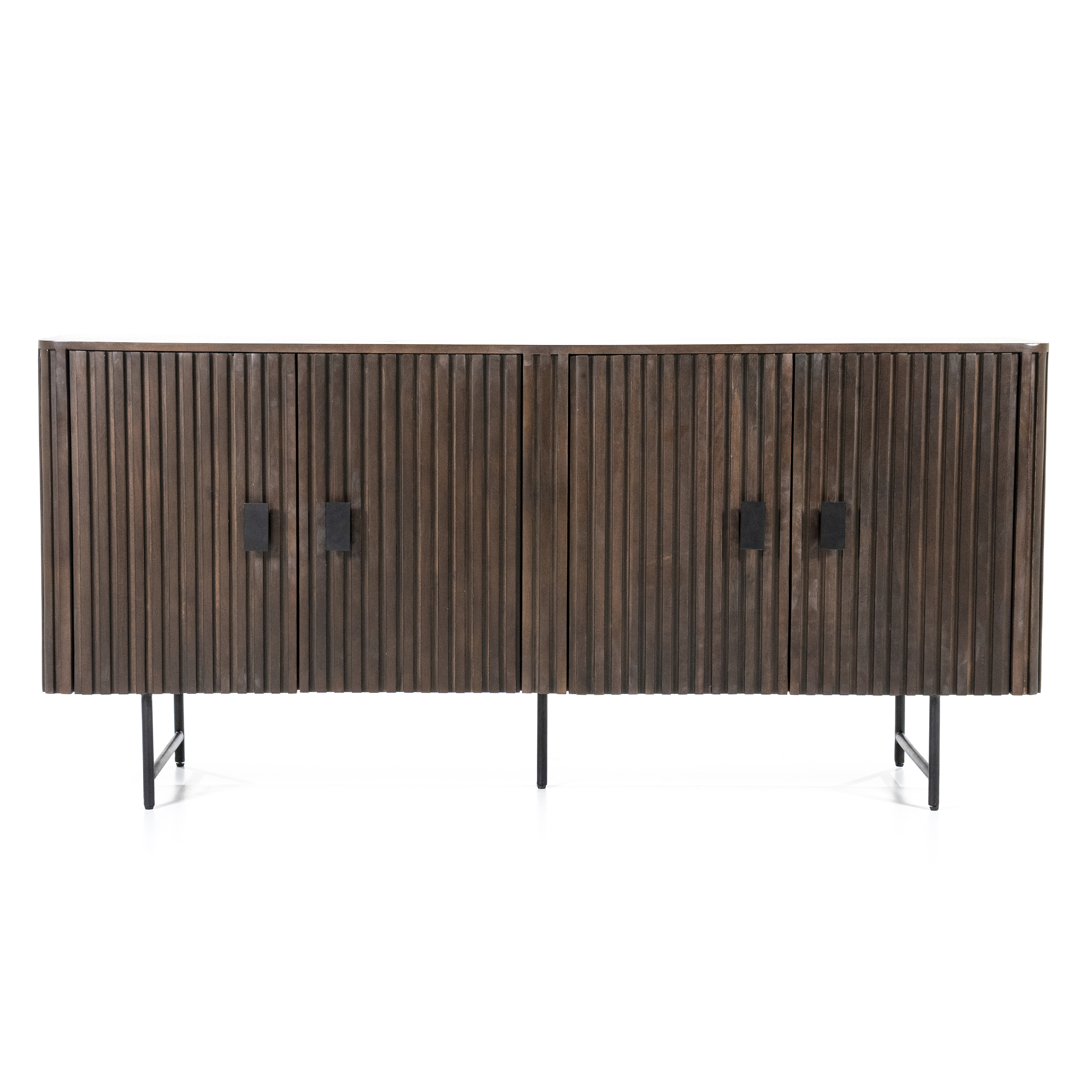 Dressoir met 4 deuren - bruin mangohout