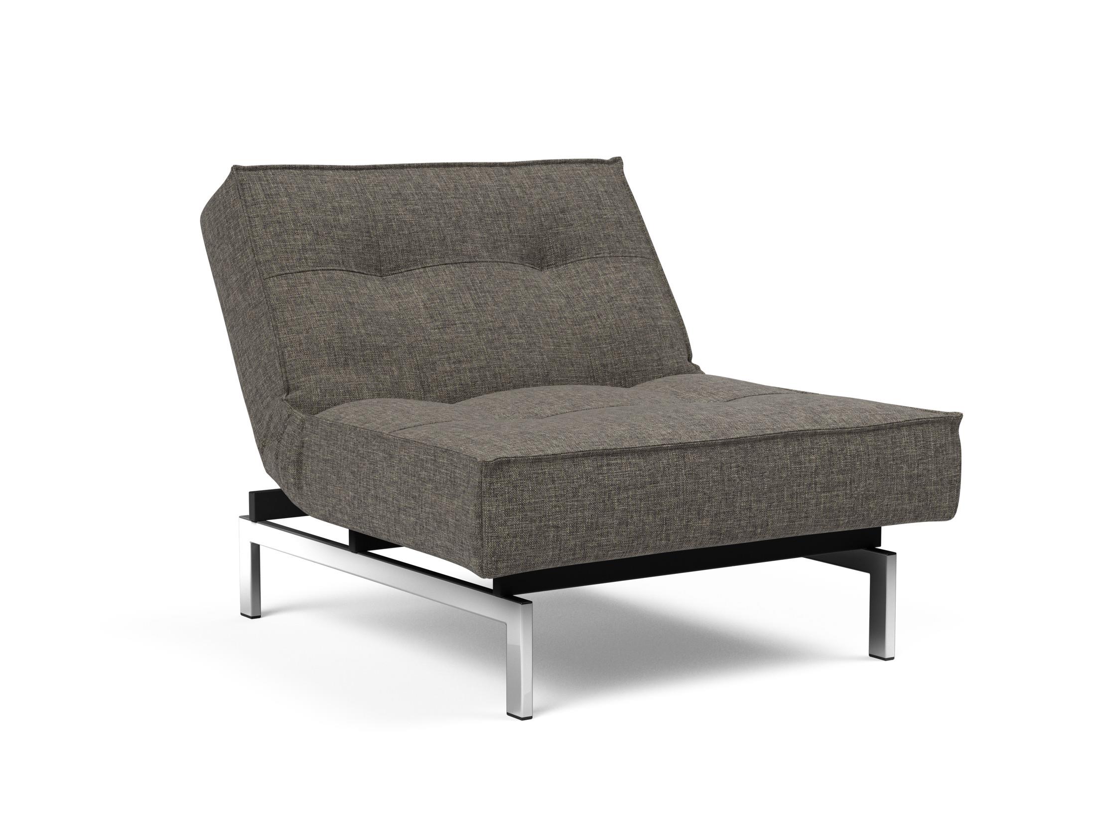 Slaapbank Splitback 90x200cm - grijs
