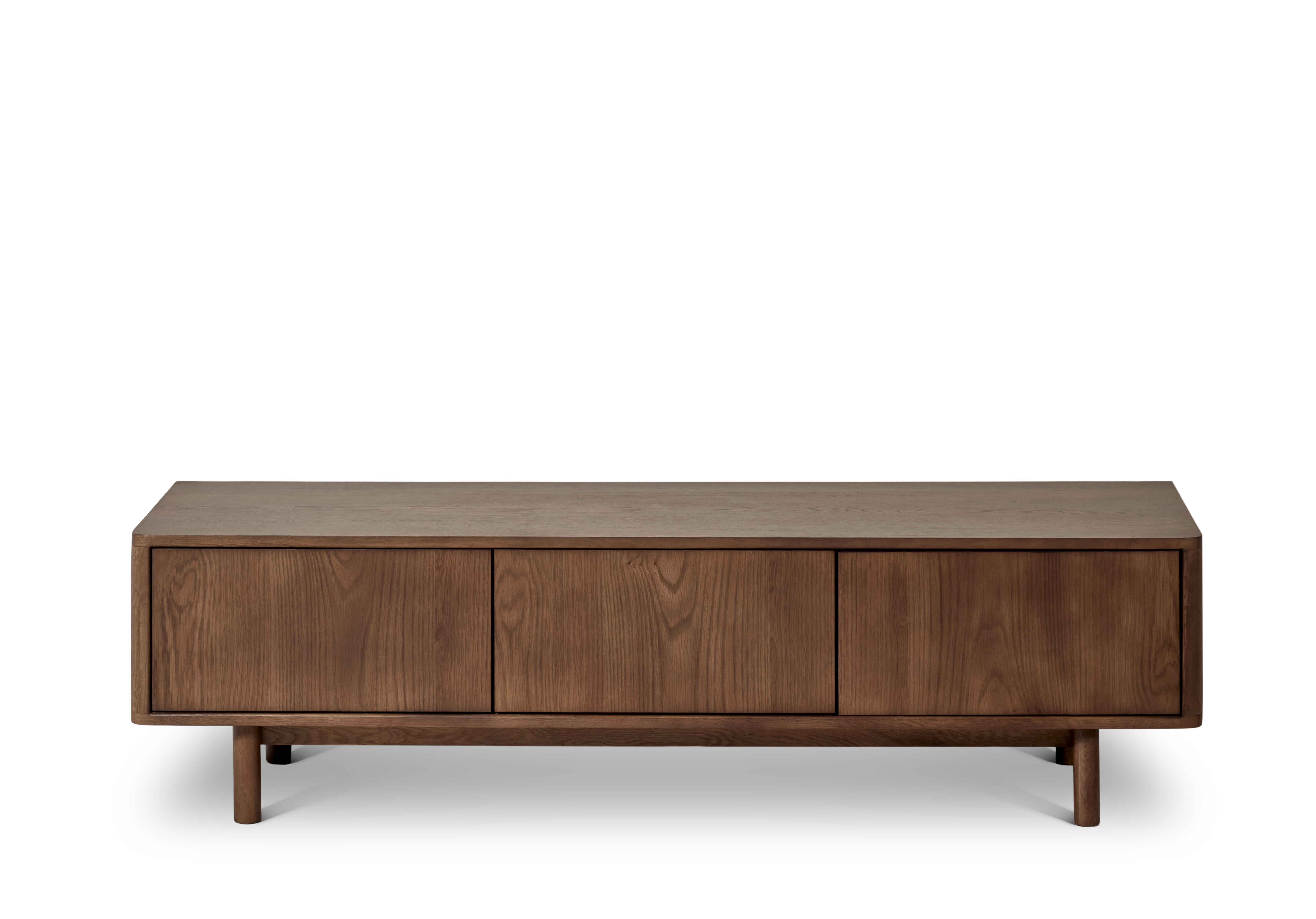 Tv meubel 160cm - eik/donkerbruin