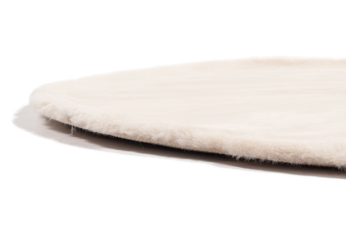 Rond tapijt Plush dia. 160cm - ecru