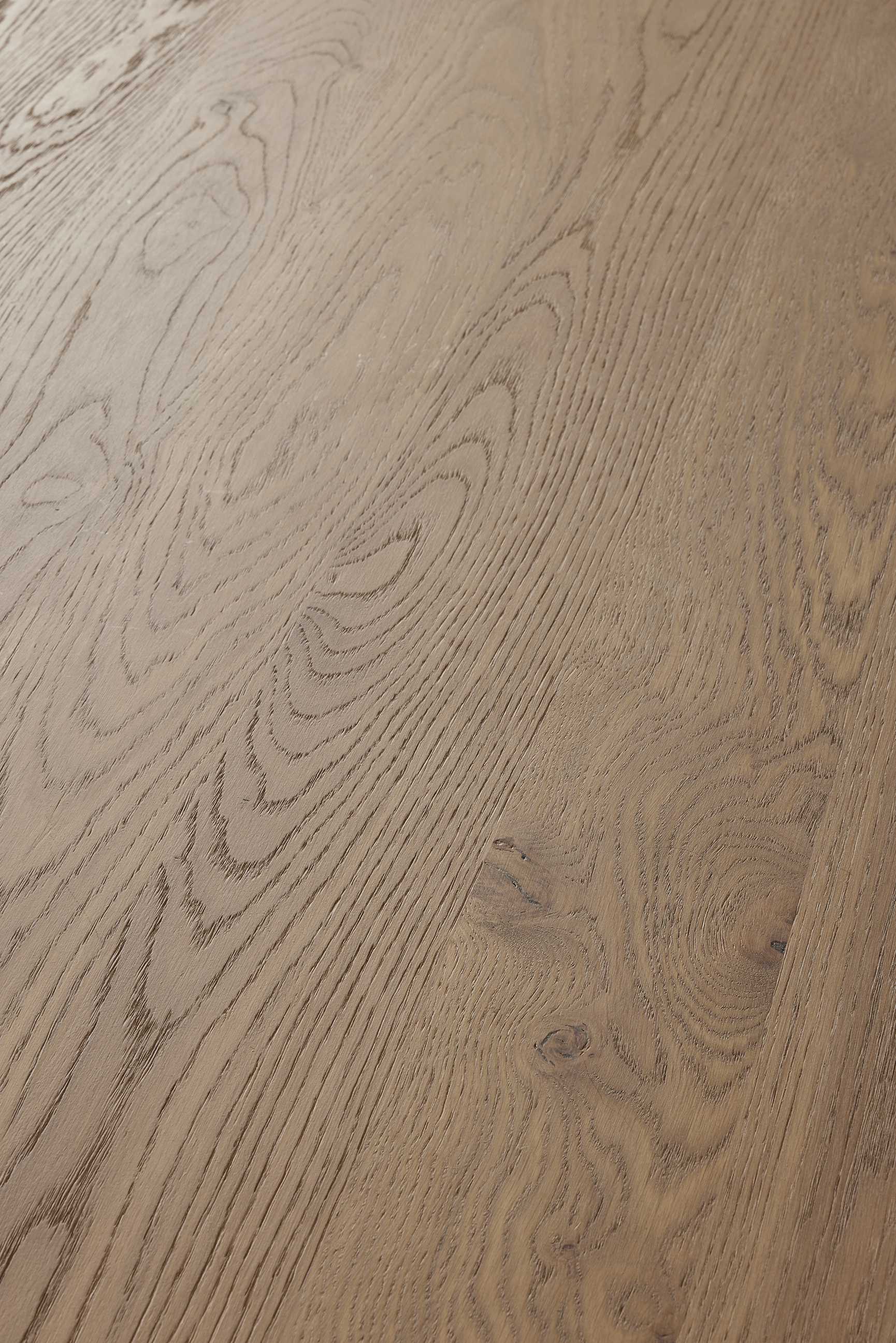 Ronde tafel 150cm - eik/anodic brown metaal