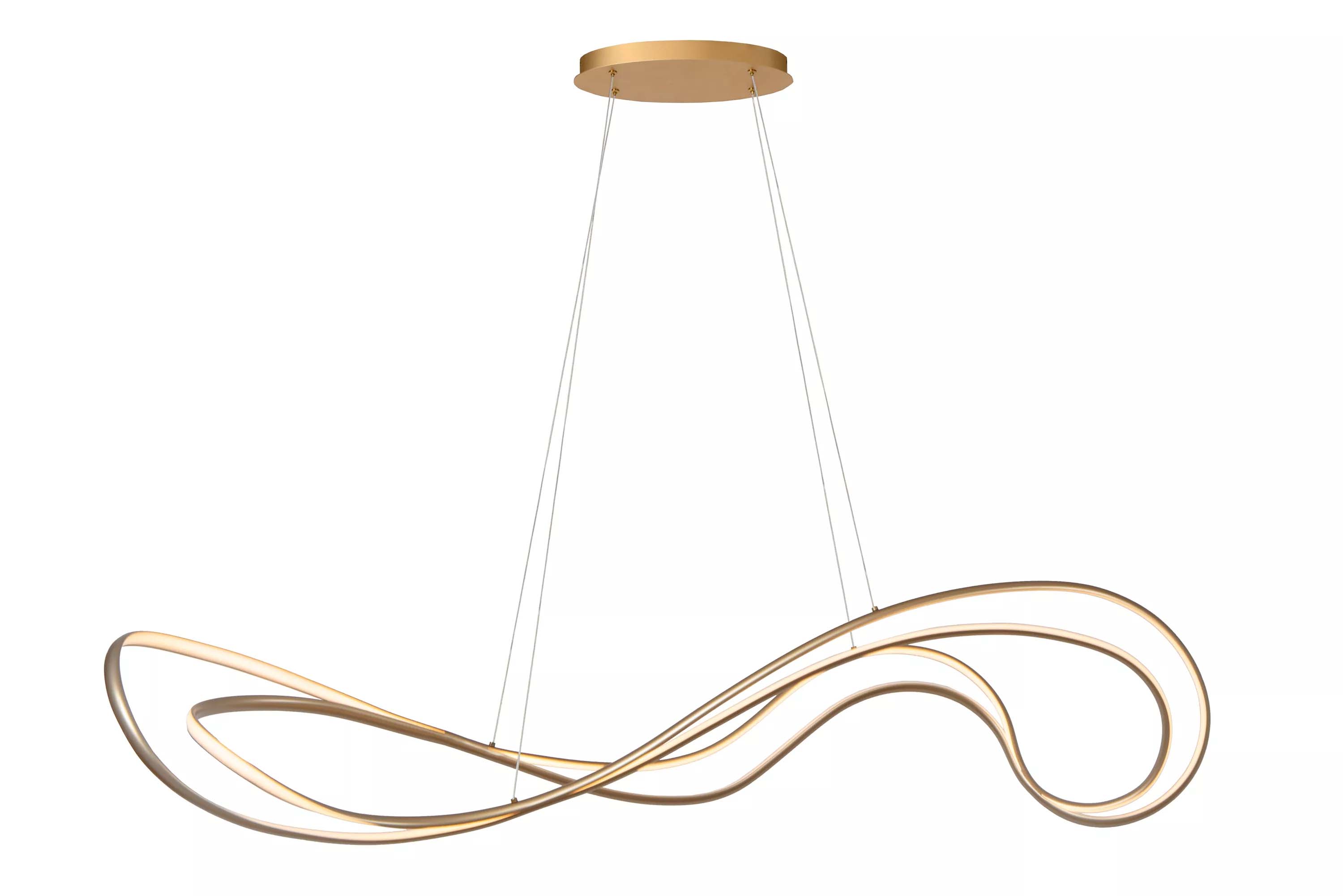 Pendel Sardana 1x54W - goud/messing