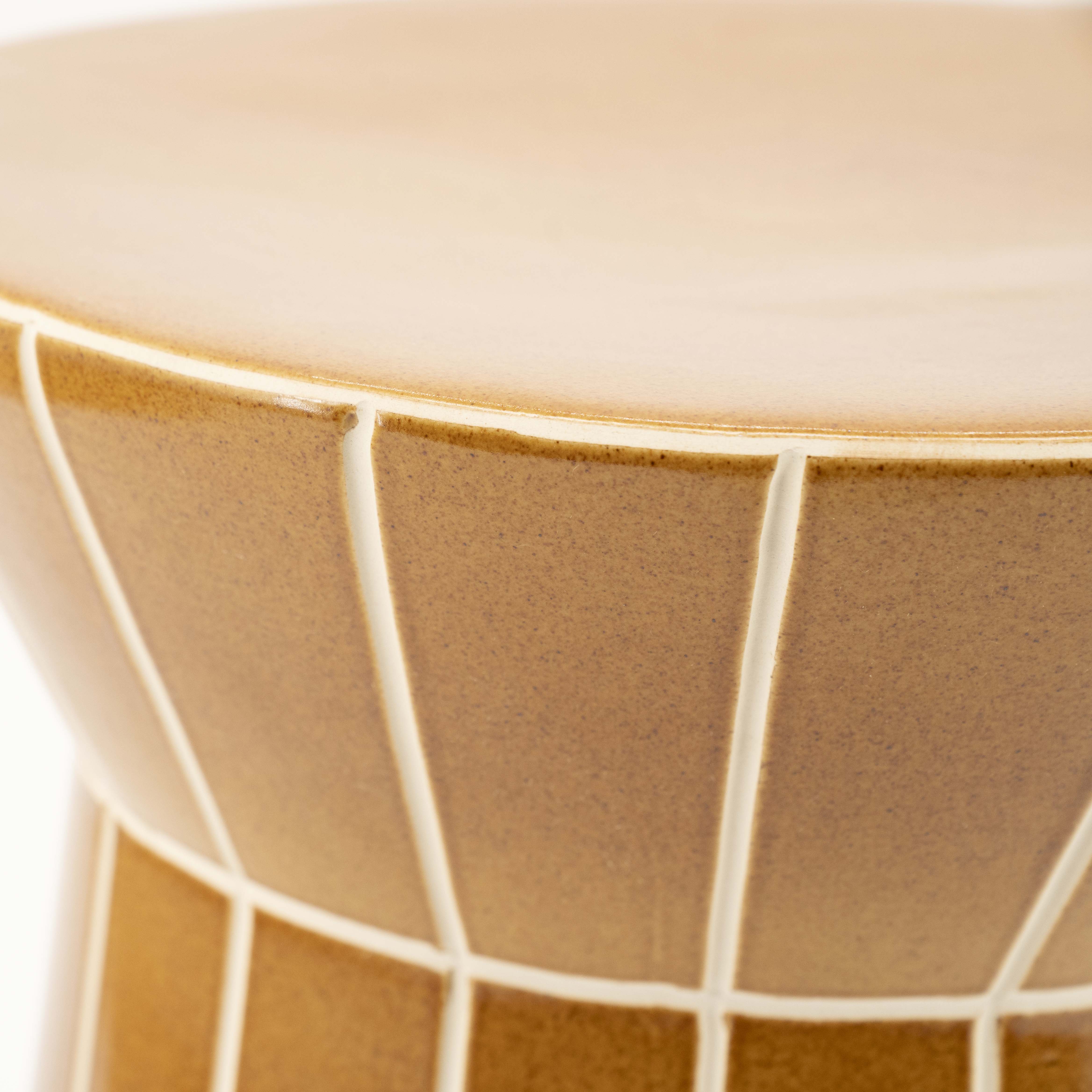 Bijzettafel - mustard