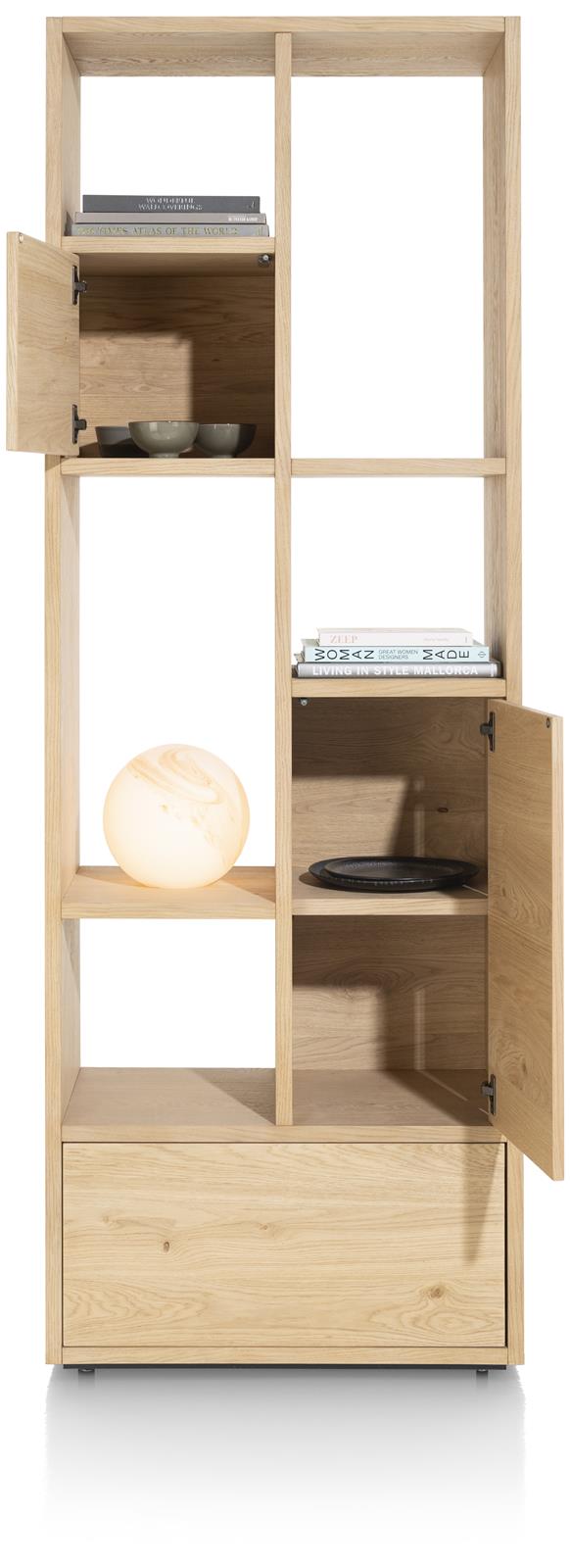 Roomdivider Lugana 76x216x38cm - natuurkleur