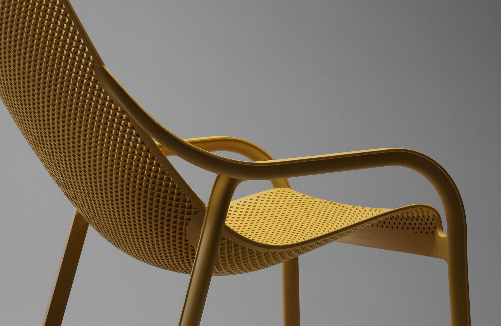 Loungestoel Net - Senape