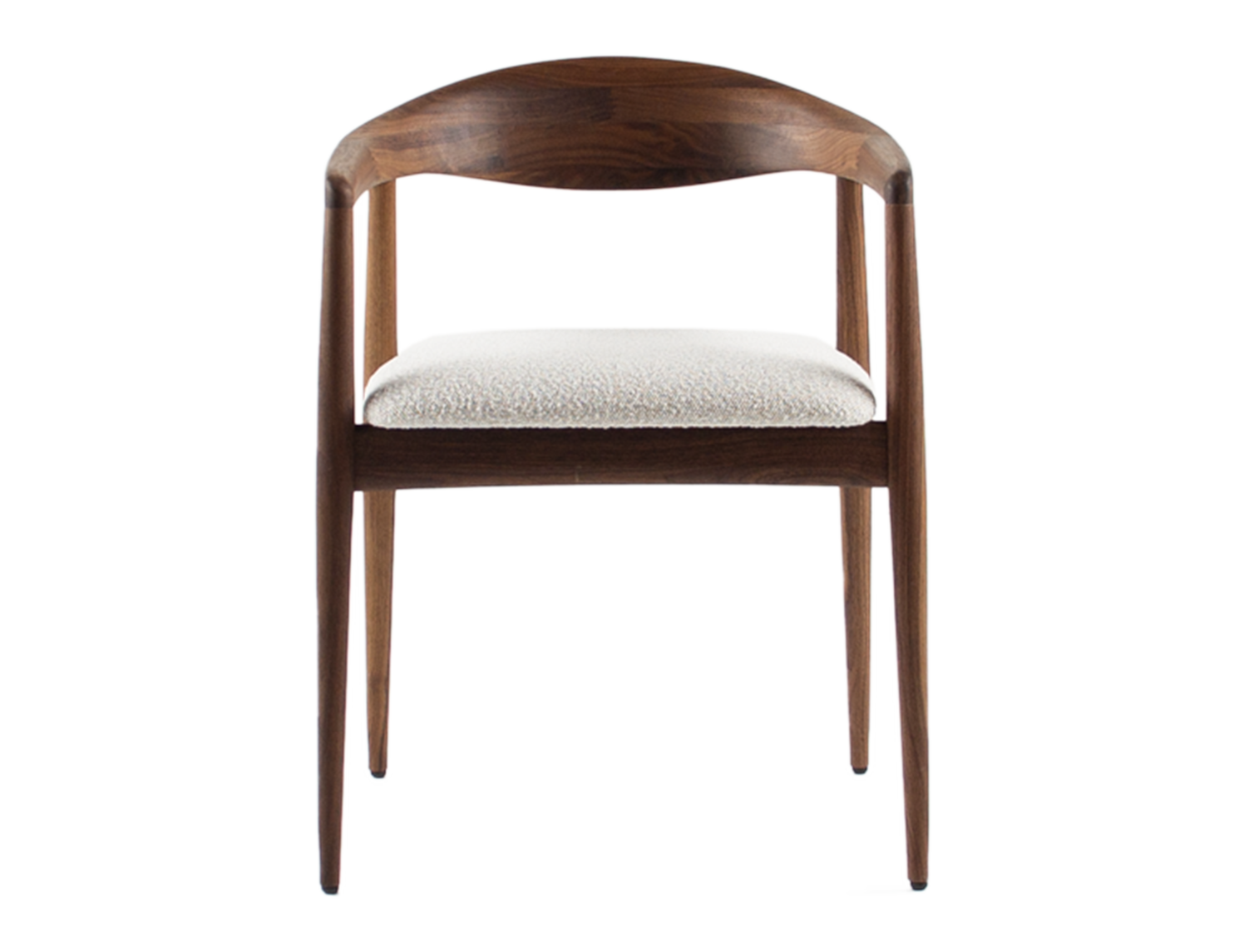 Houten armstoel - walnoot