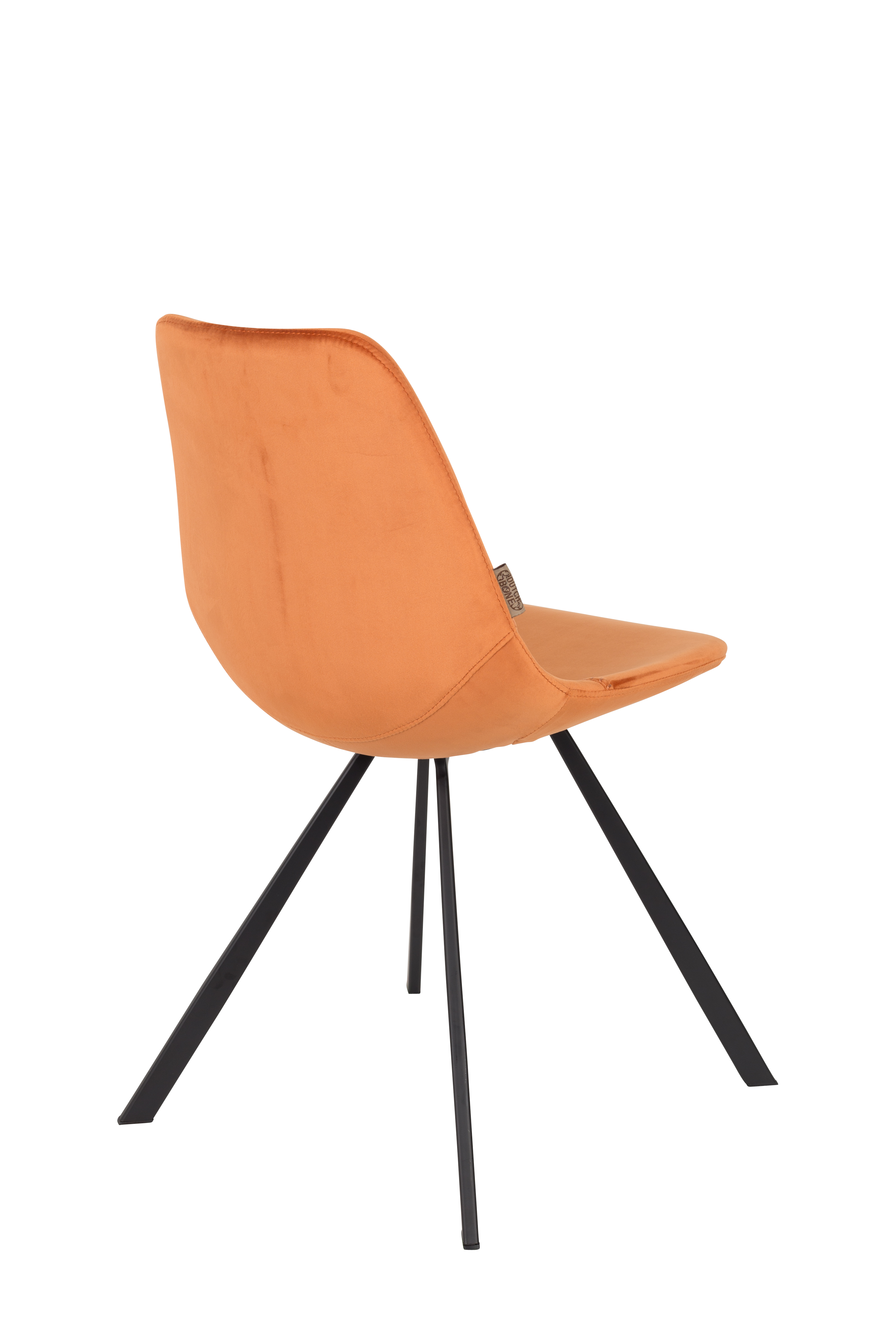 Eetkamerstoel Franky in velvet - Orange