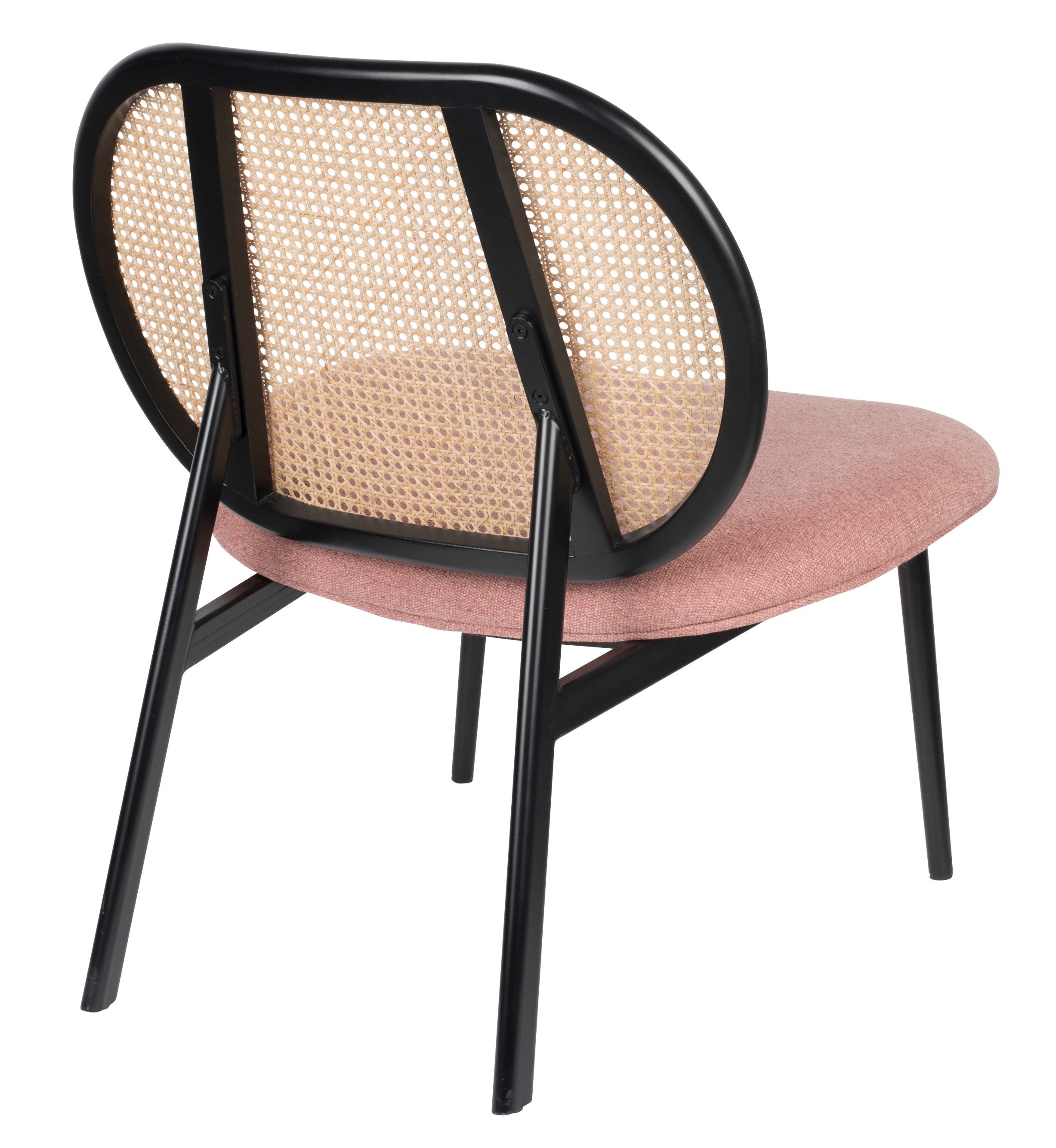 Fauteuil Spike - roze/natuur