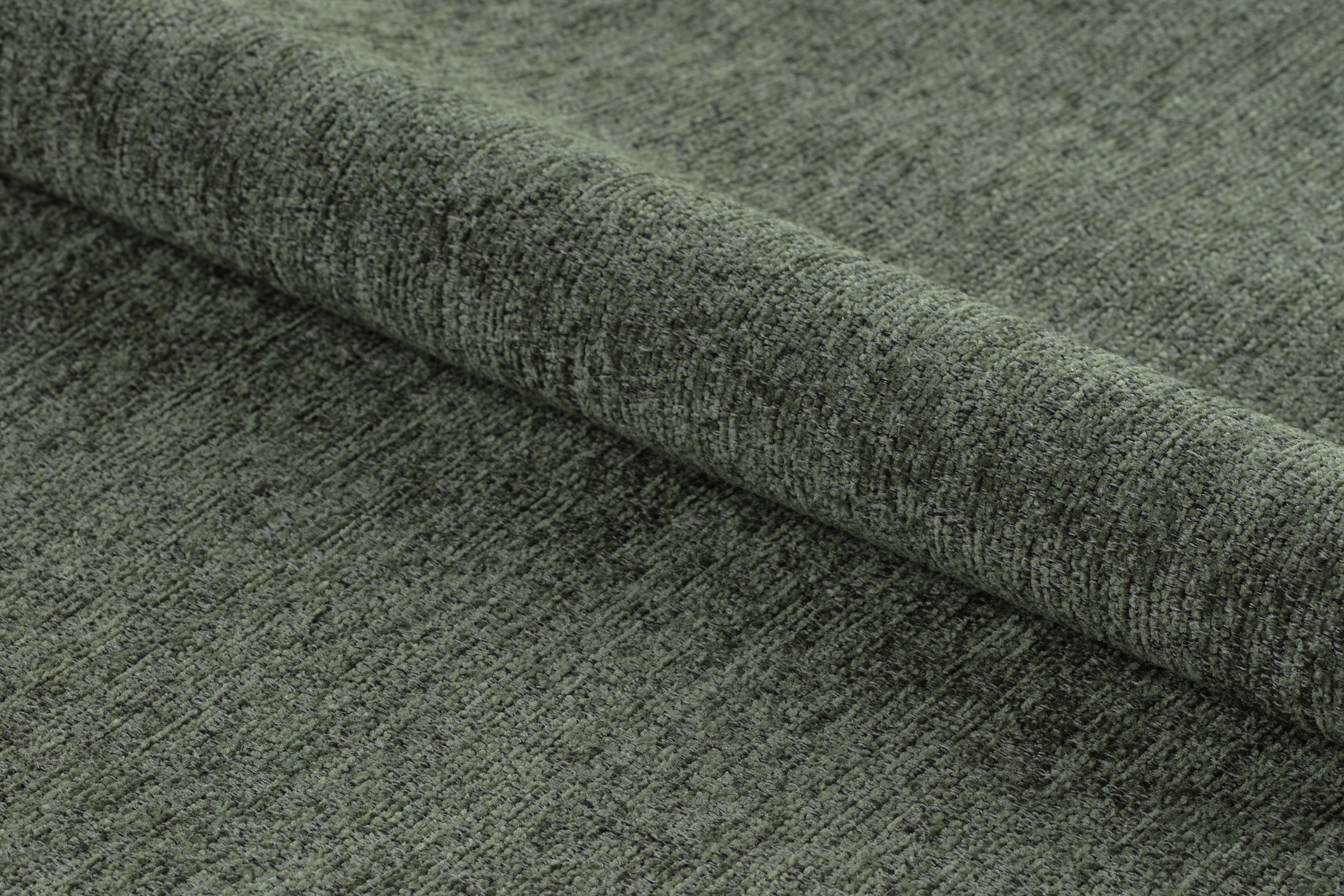 Eetkamerstoel - donkergroen/zwart metaal