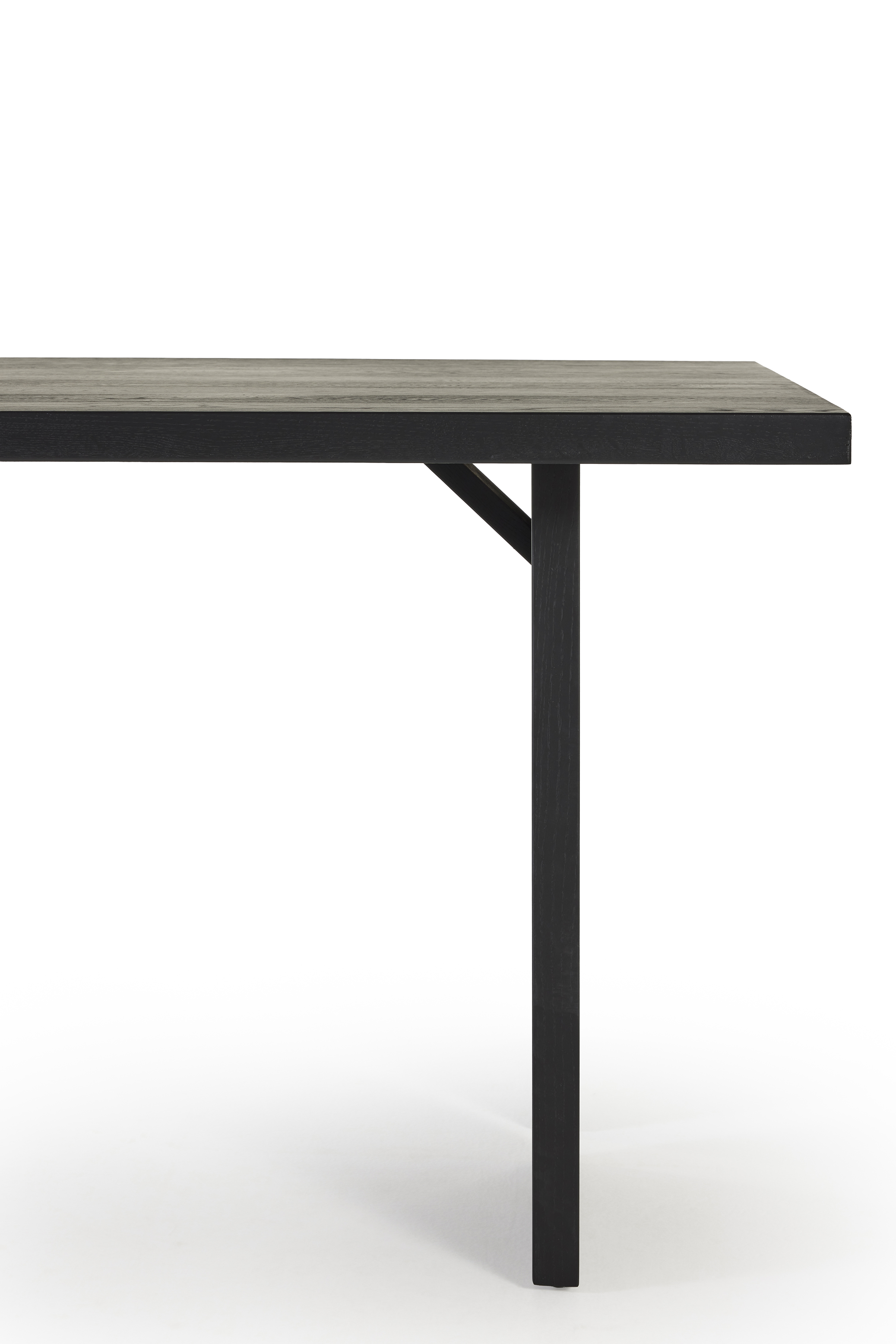Eettafel 260x100cm -eik zwart