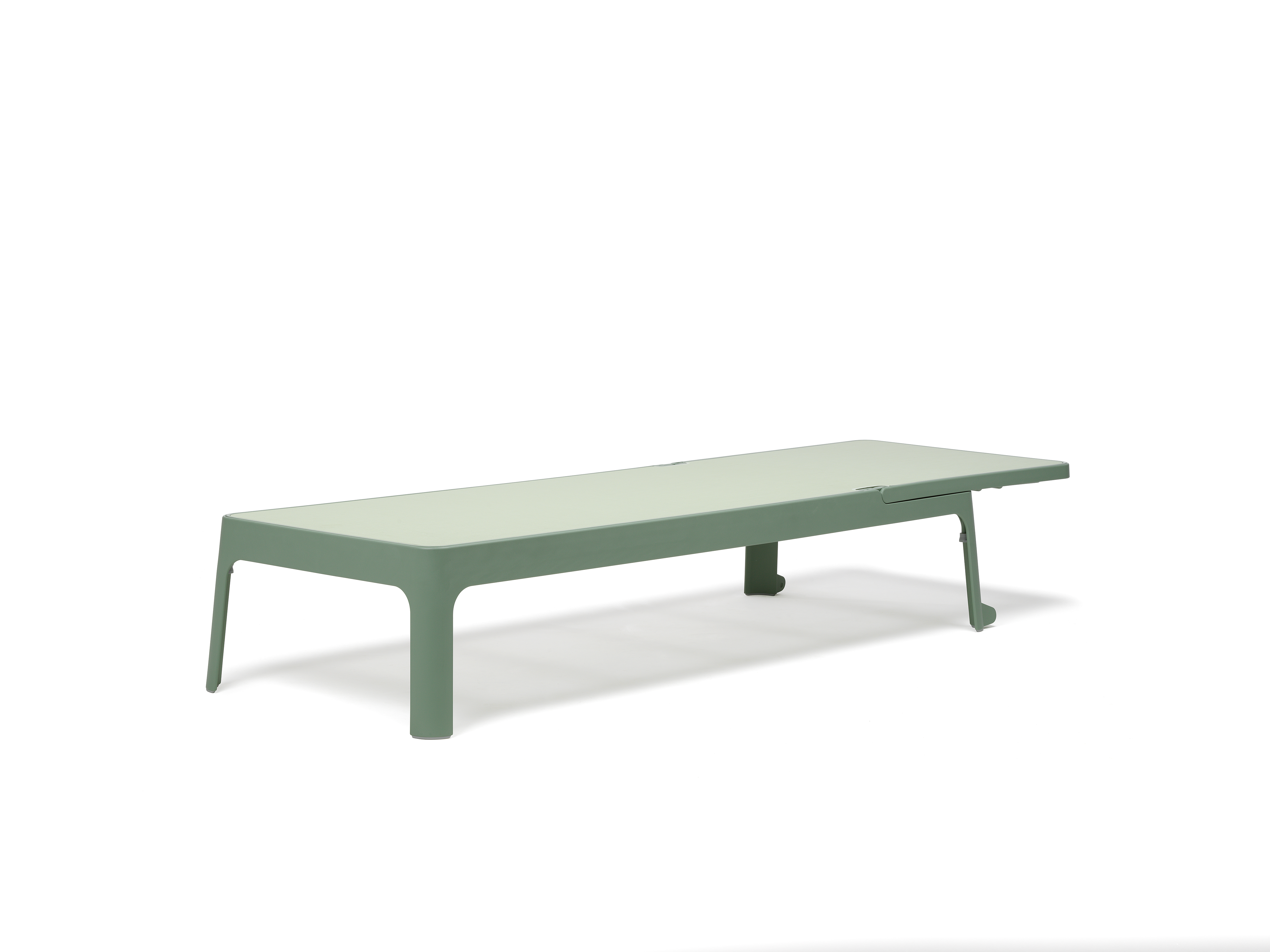 Ligbed met verstelbare rug - menta