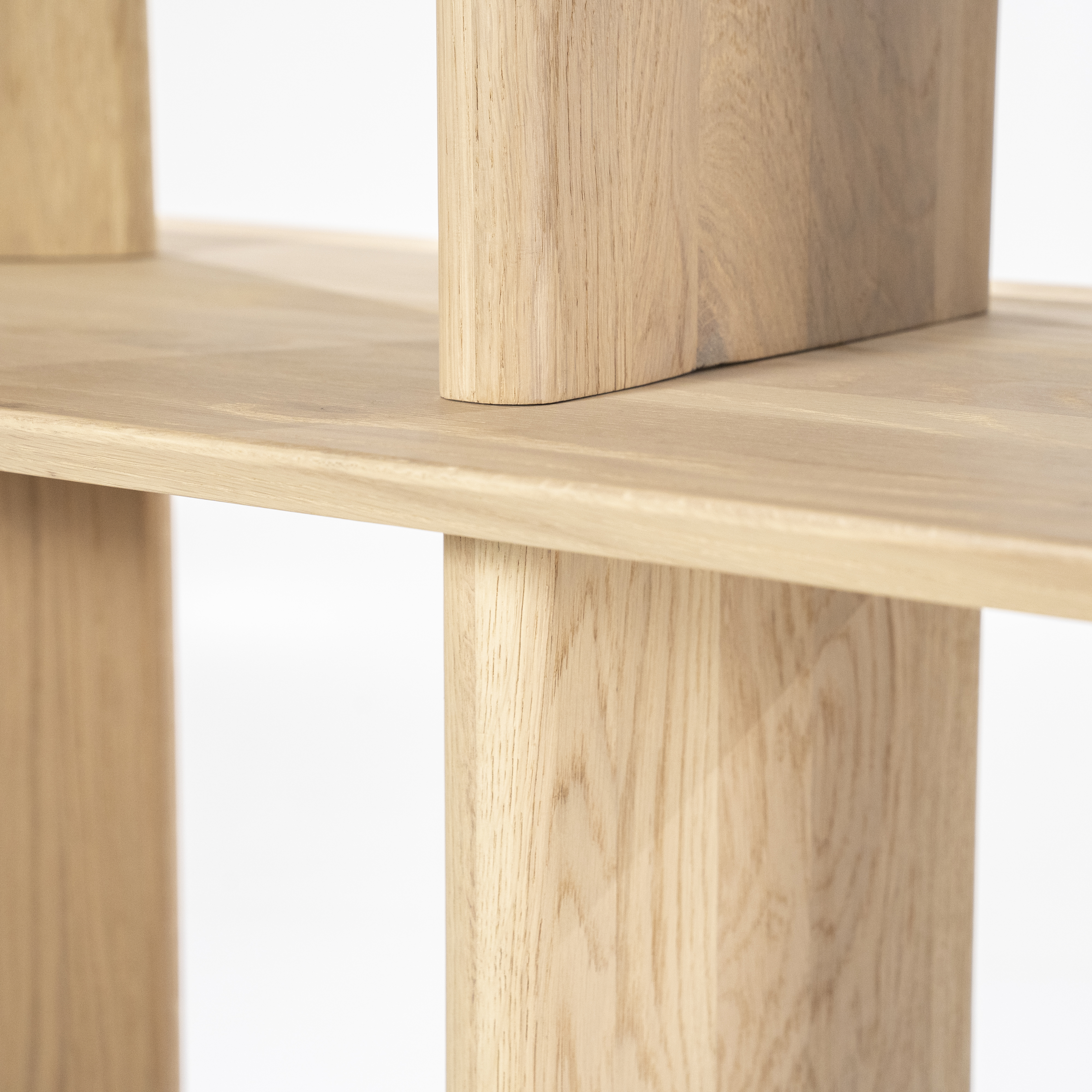 Wandkast/boekenkast - eik naturel