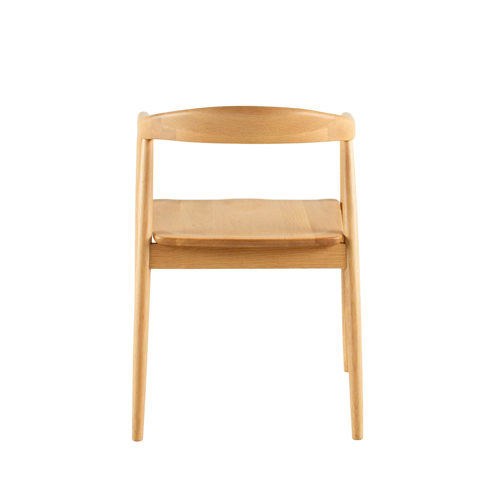 Houten armstoel - natuur eiken
