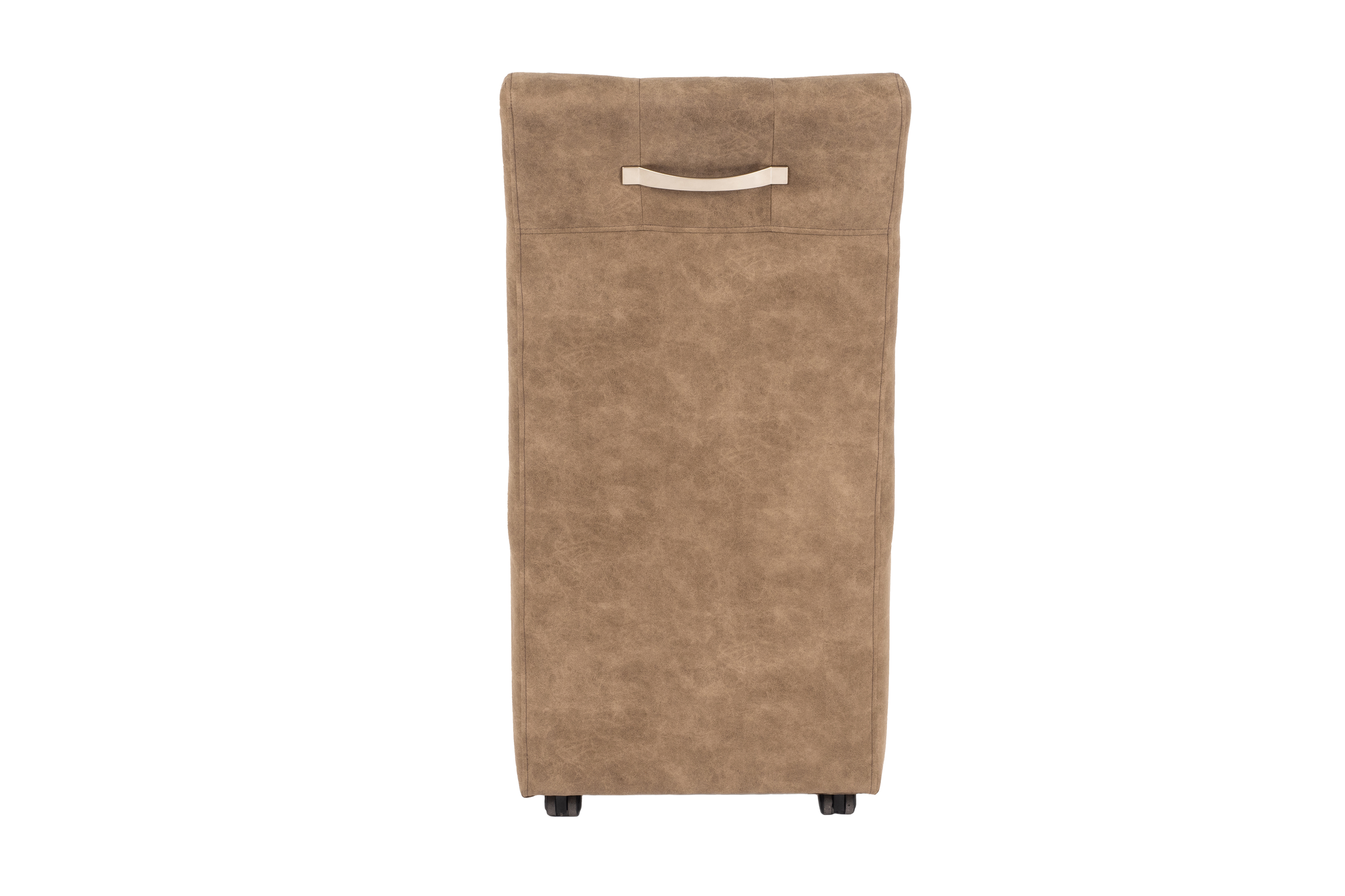 Eetkamerstoel met wielen - Mocca bruin