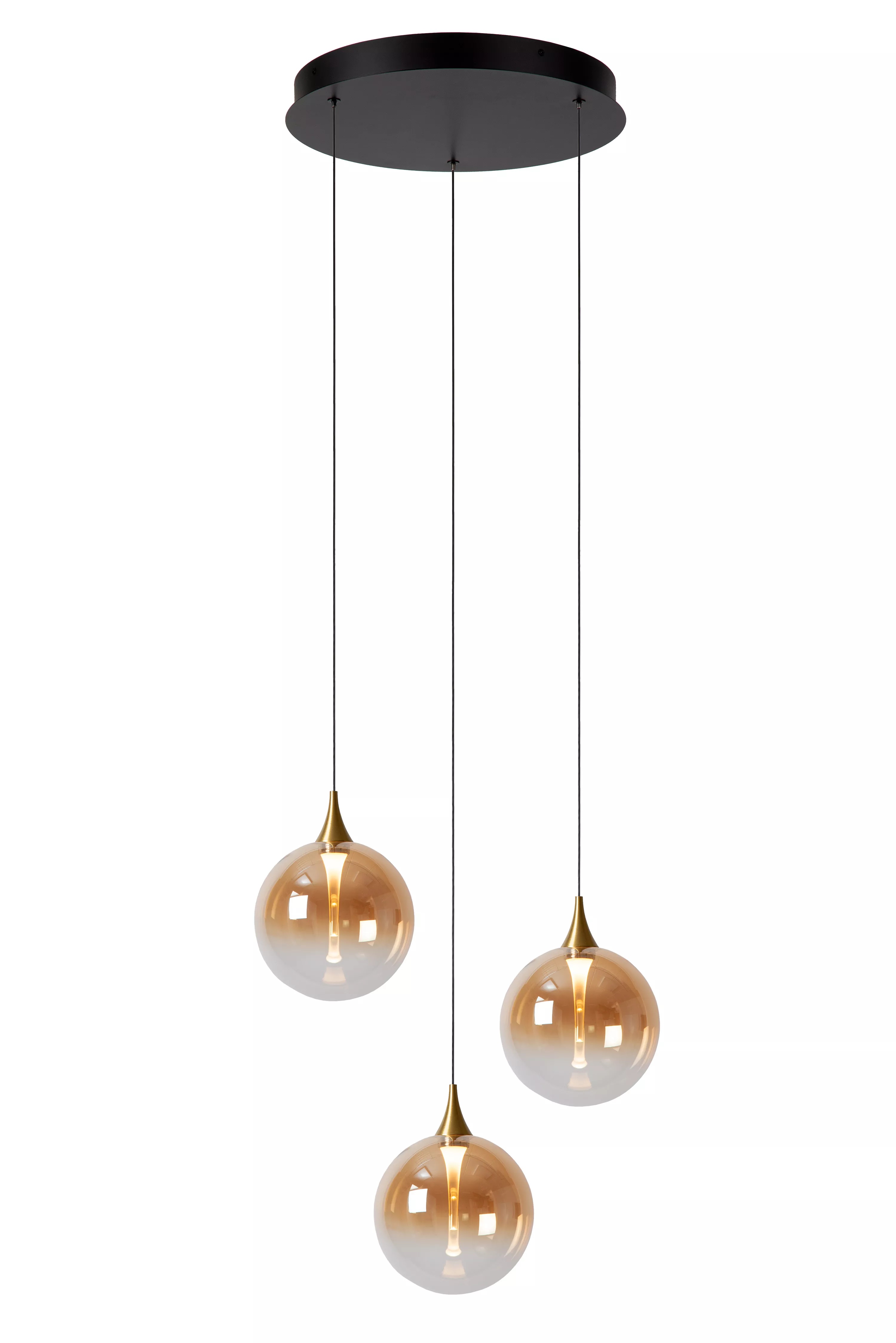 Hanglamp Gisela 3x 4,3W - amber