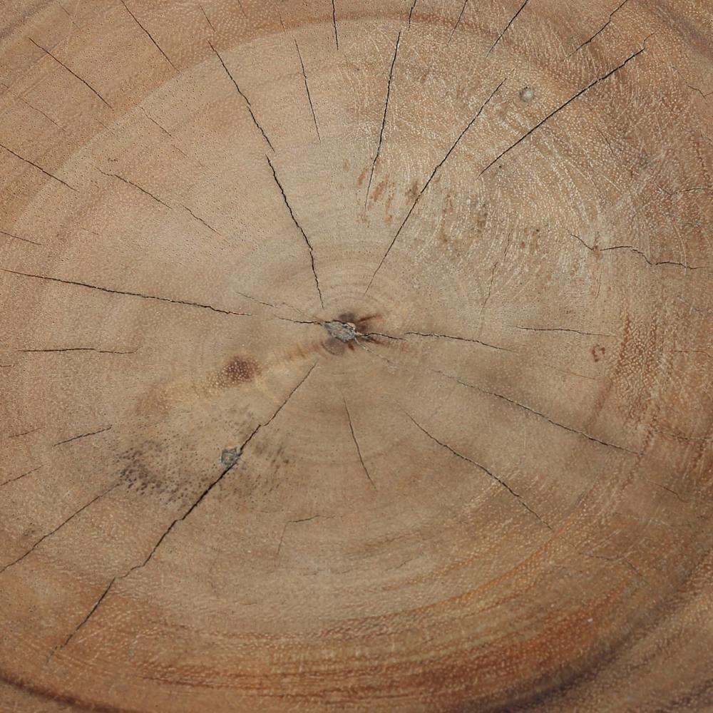 Bijzettafel diam.50 cm - Munggur wood