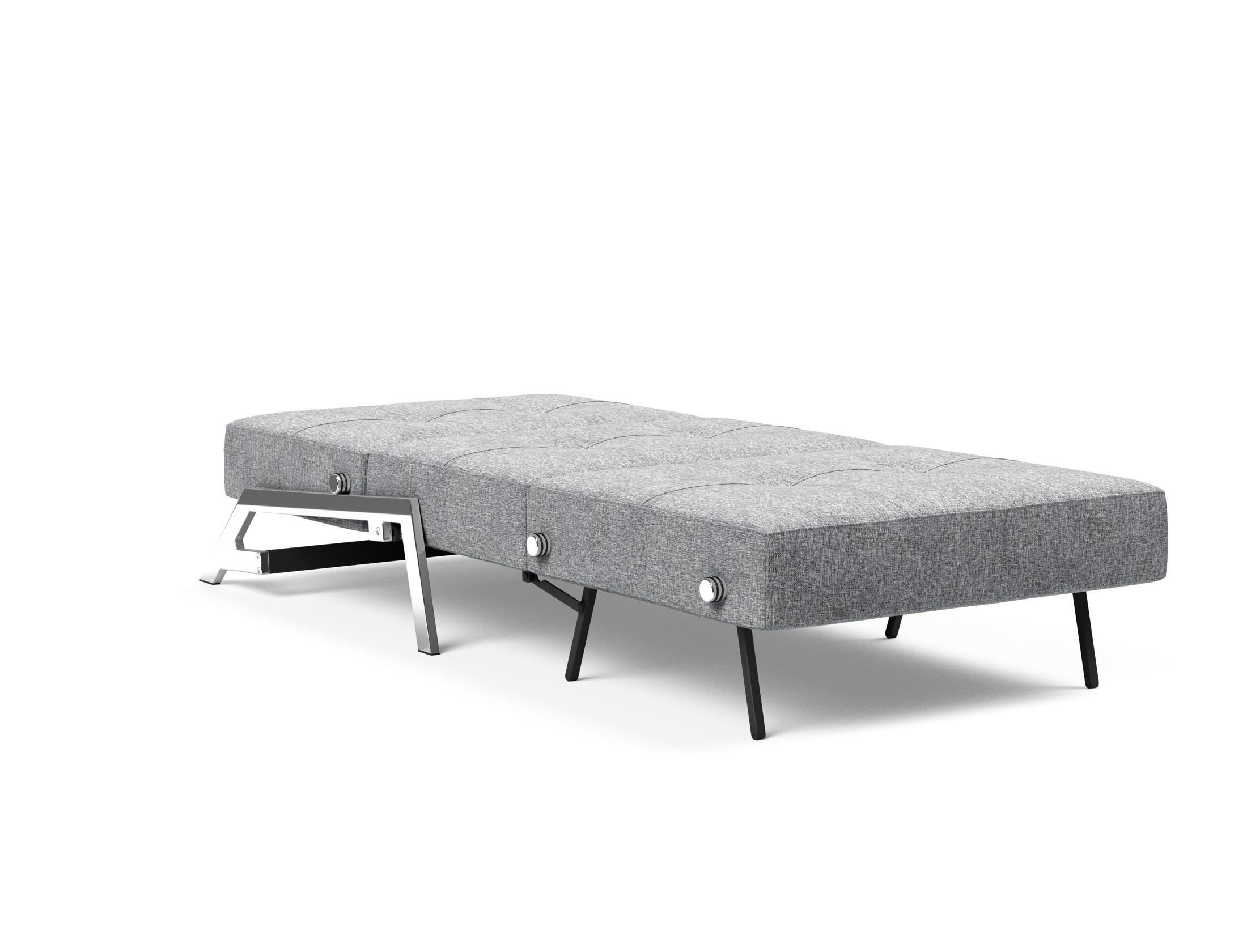 Slaapbank Cubed 90x200cm - Granite grijs