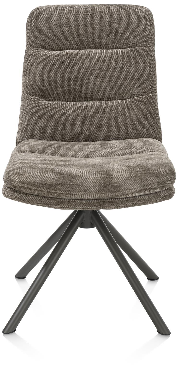 Draaibare eetkamerstoel Mia - bruin