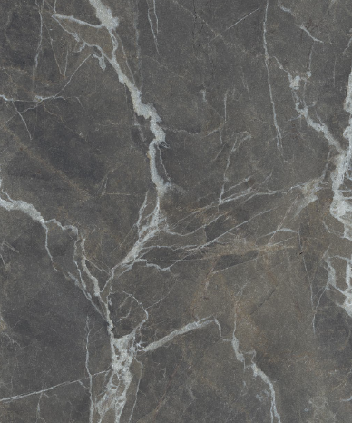 Ovale tafel Arcs 318x100cm - marble marone/black