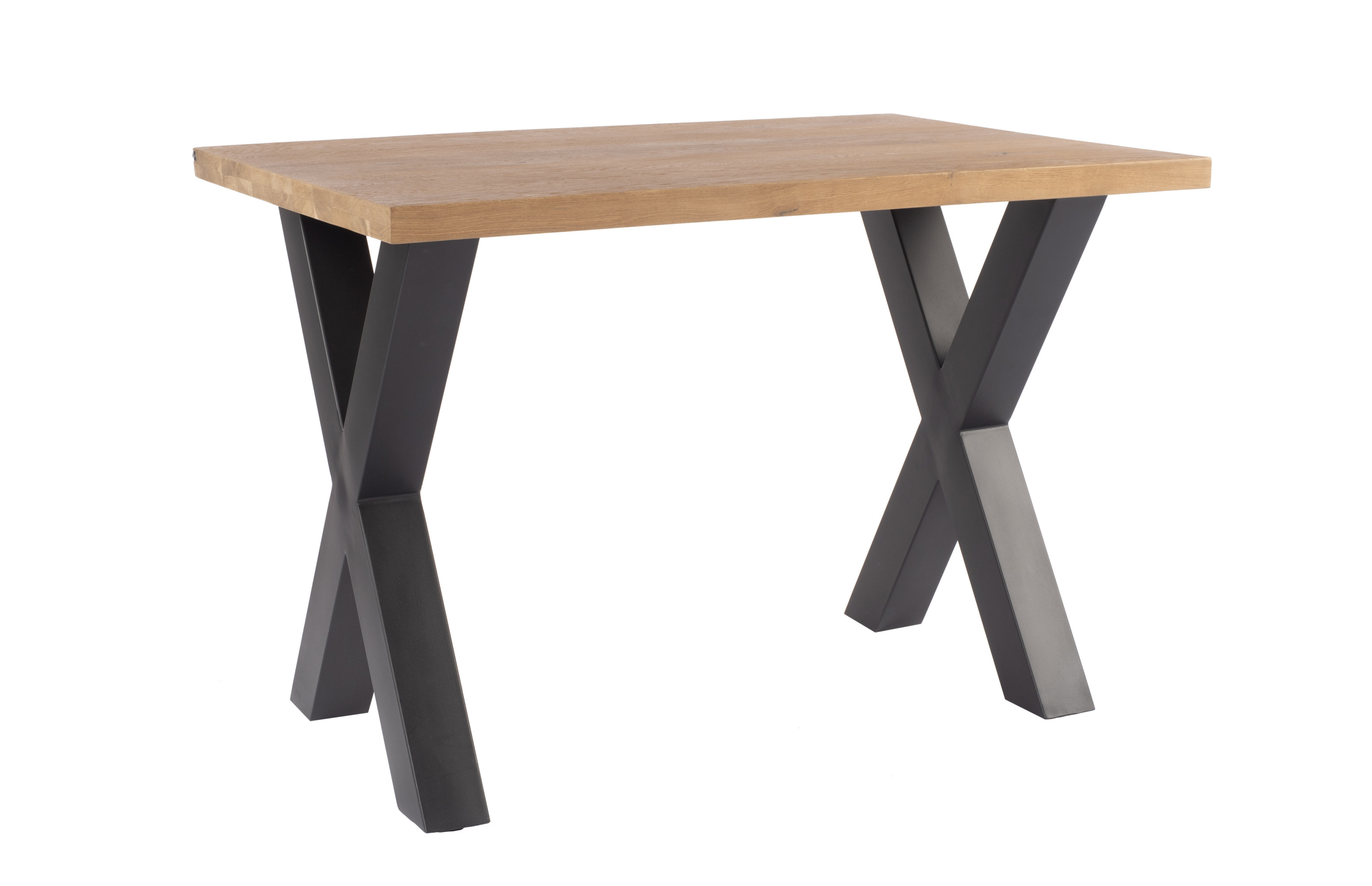 Bartafel Metalox met X-poten 130x90cm - natuur