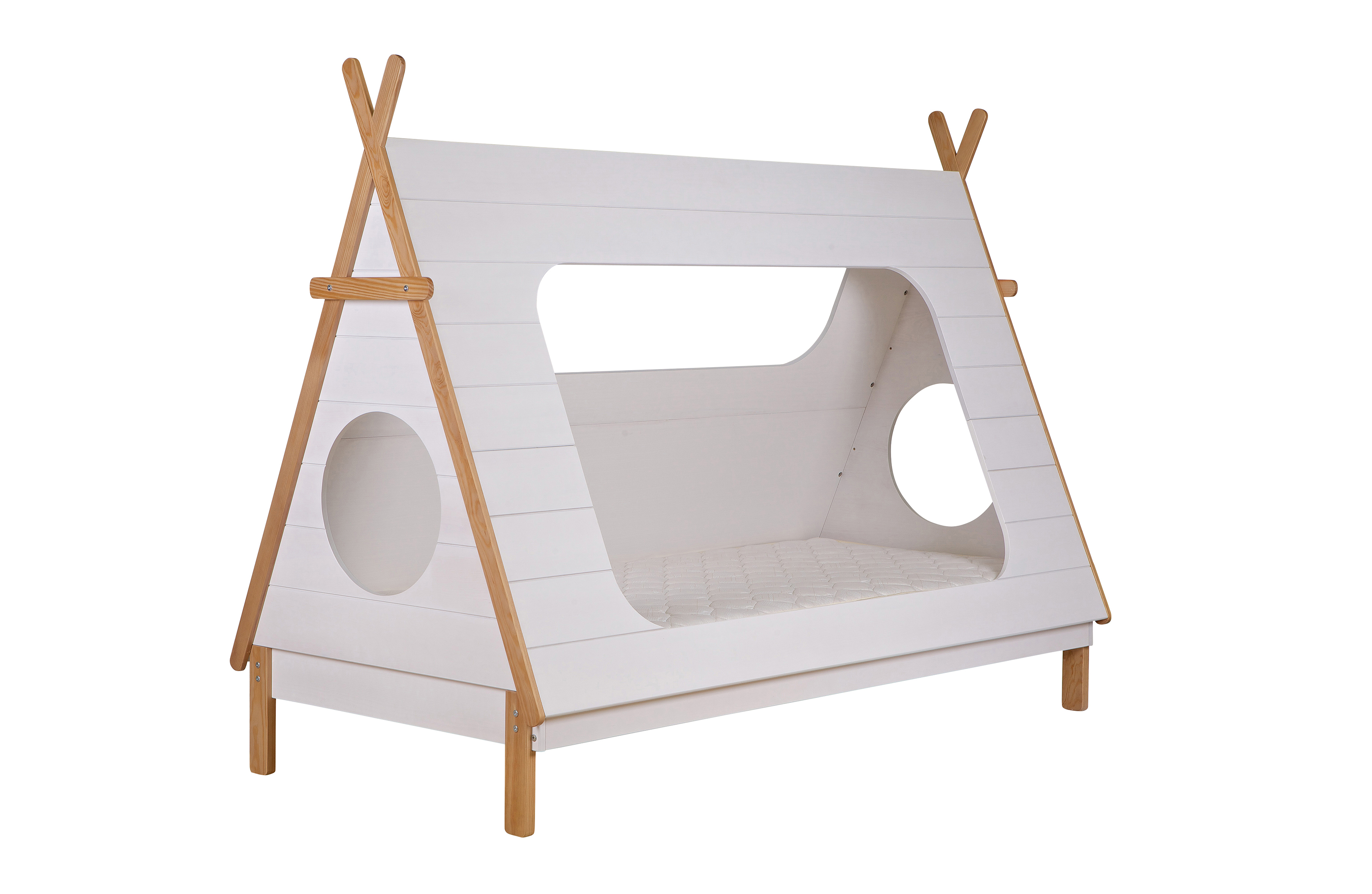 Tipi bed - incl. lattenbodem (Excl. Matras en bedlade)