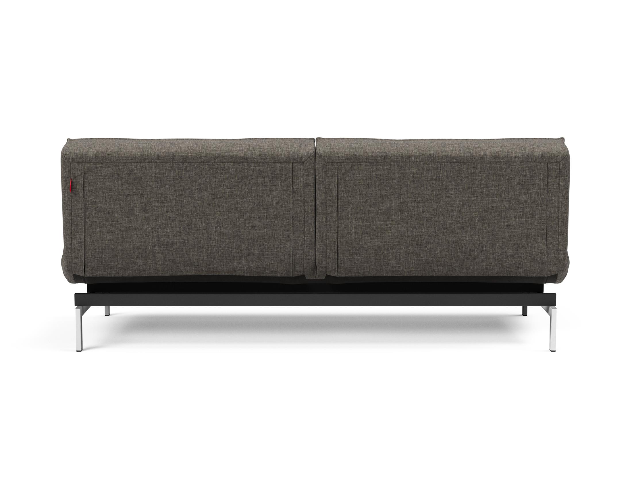 Slaapbank Splitback 115x210cm - grijs