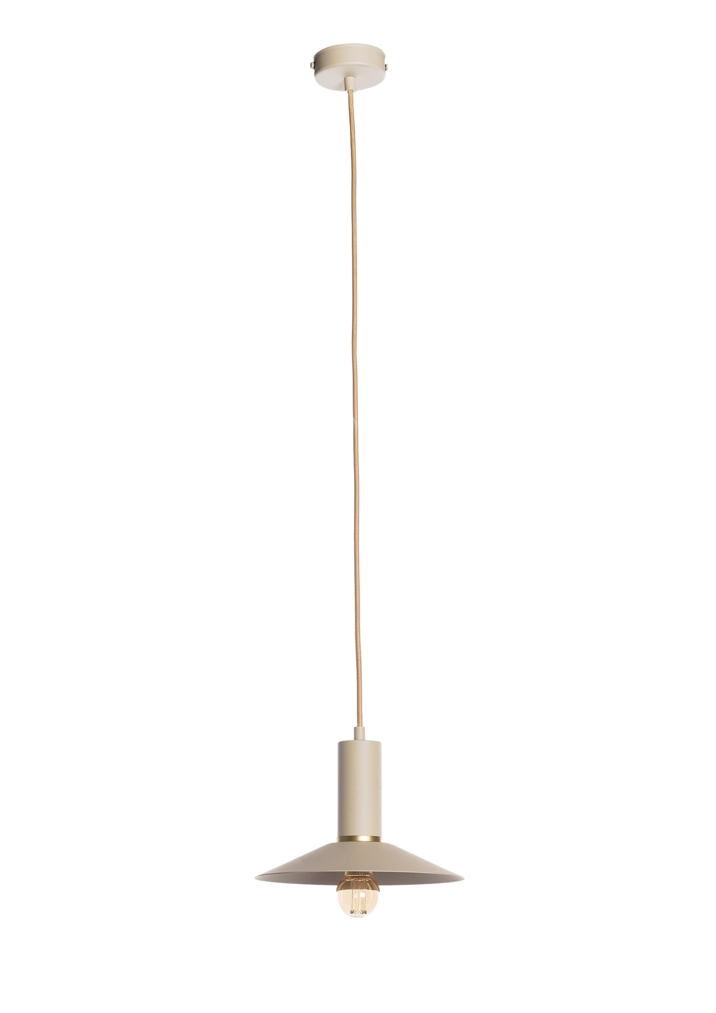 Hanglamp schaal klein - beige