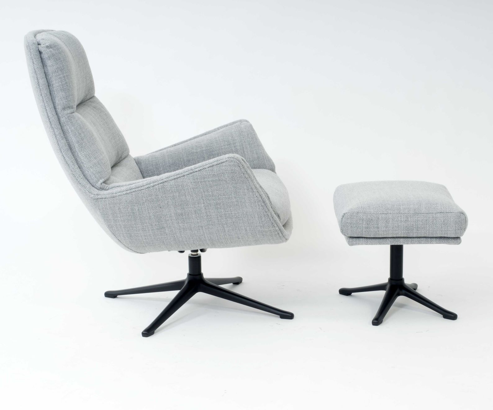 Fauteuil met voetenbank