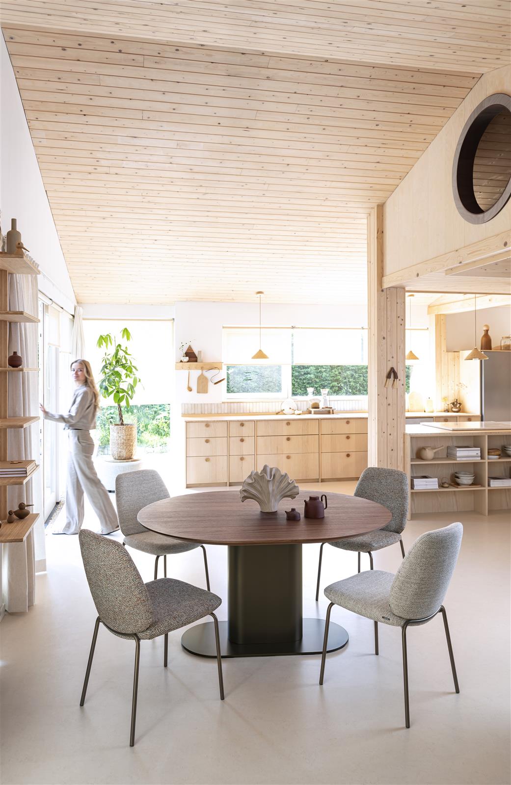 Eetkamerstoel Fae - Crème ecru