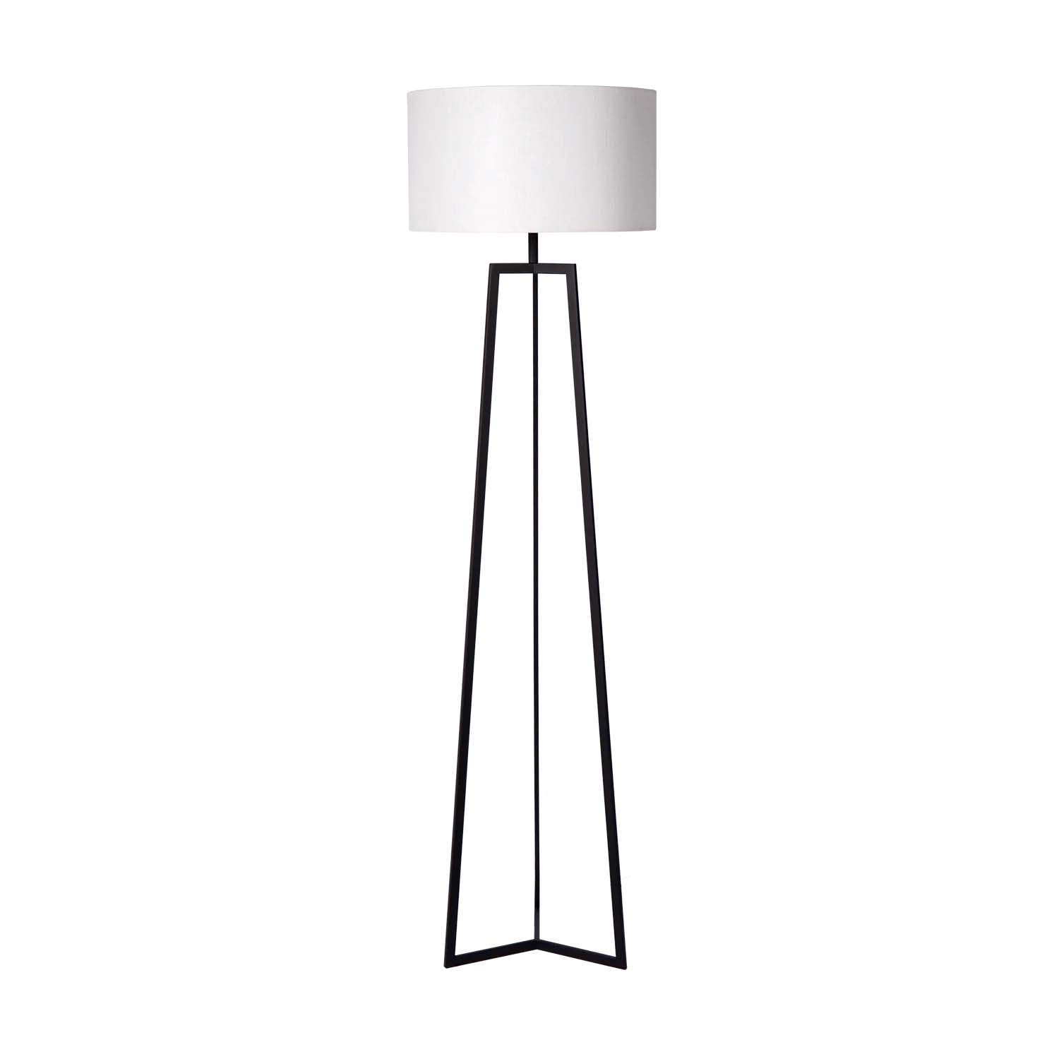 Vloerlamp 1x E27 - wit