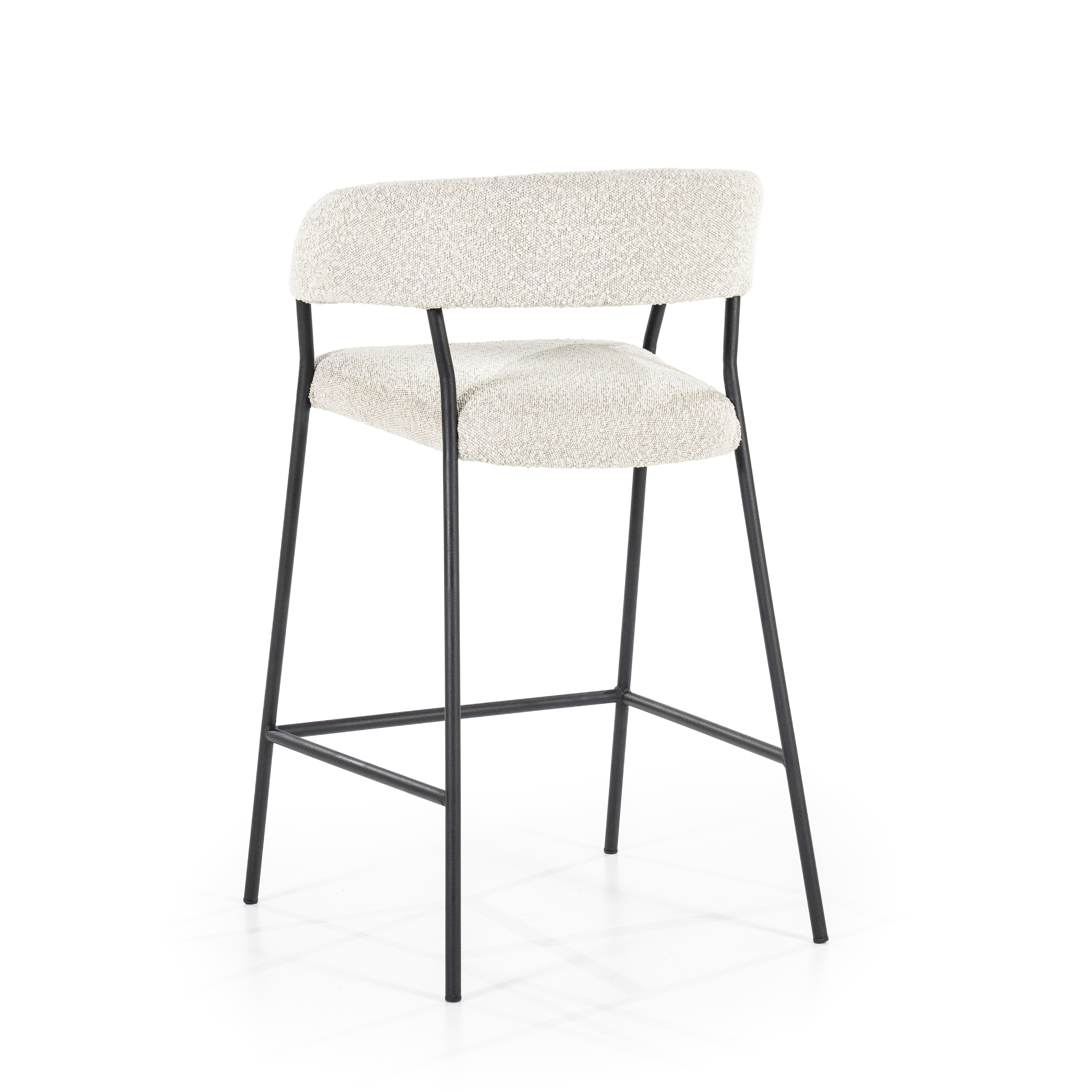Barstoel bouclé - beige