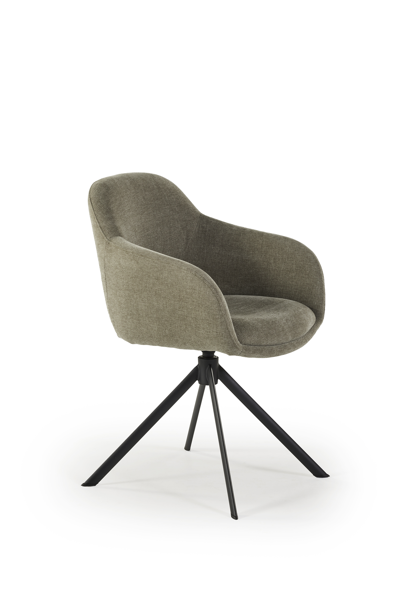 Draaibare kuipstoel met open rug - Guard eucalyptus