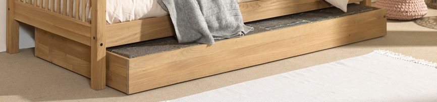 Bedlade 90x200cm - eik naturel