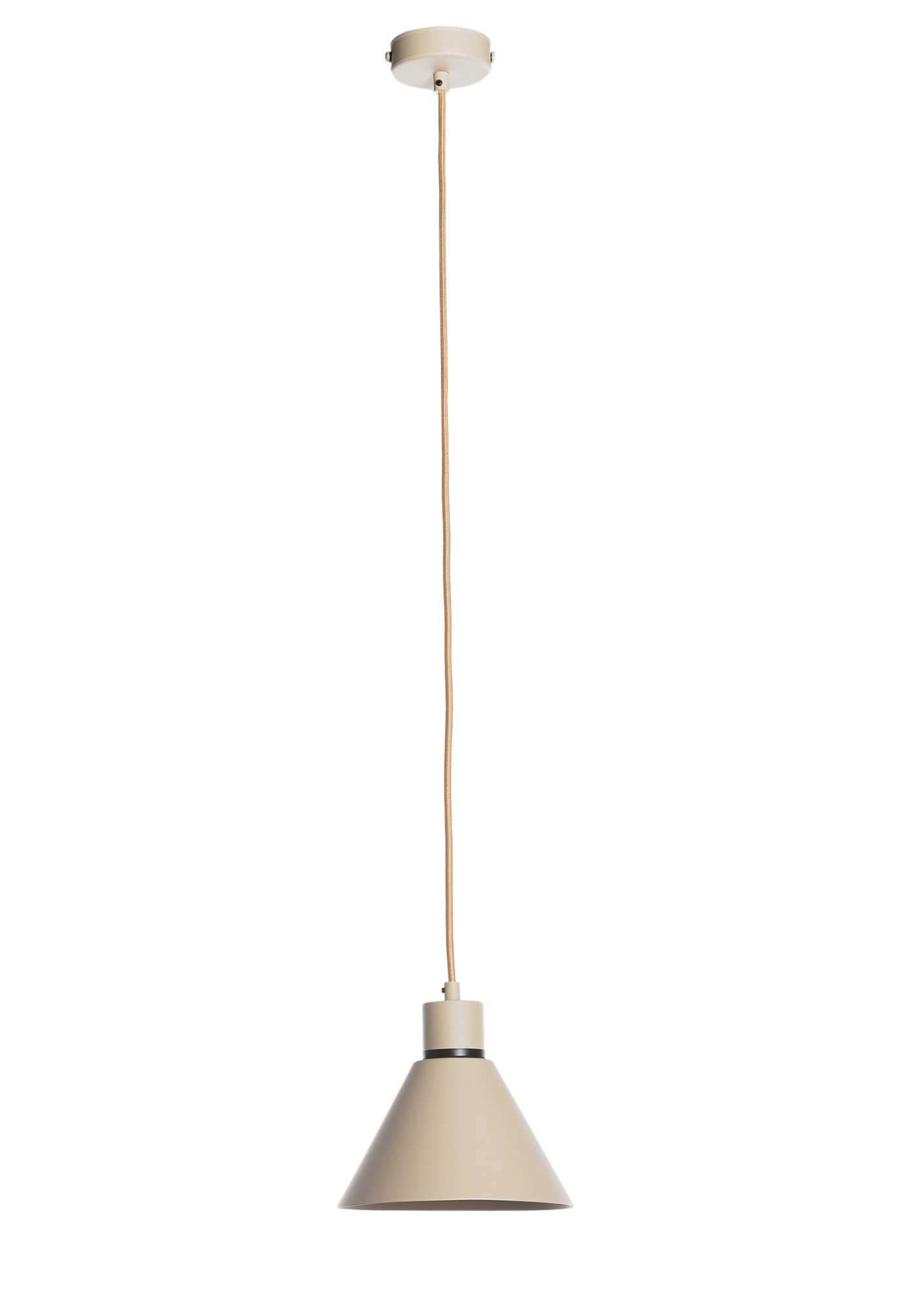 Hanglamp hoed klein - beige