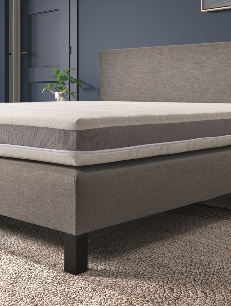 Boxspring Be-Comfy 180x200cm - grijs