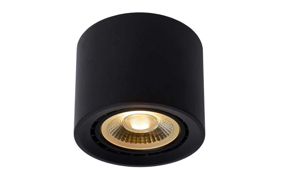 Plafondspot Fedler GU10 rond - zwart 