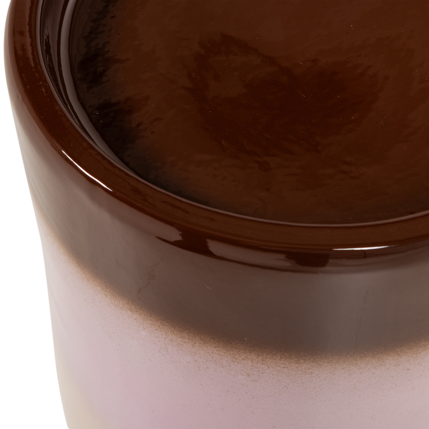 Bijzettafel Ollo - keramiek roze/bruin