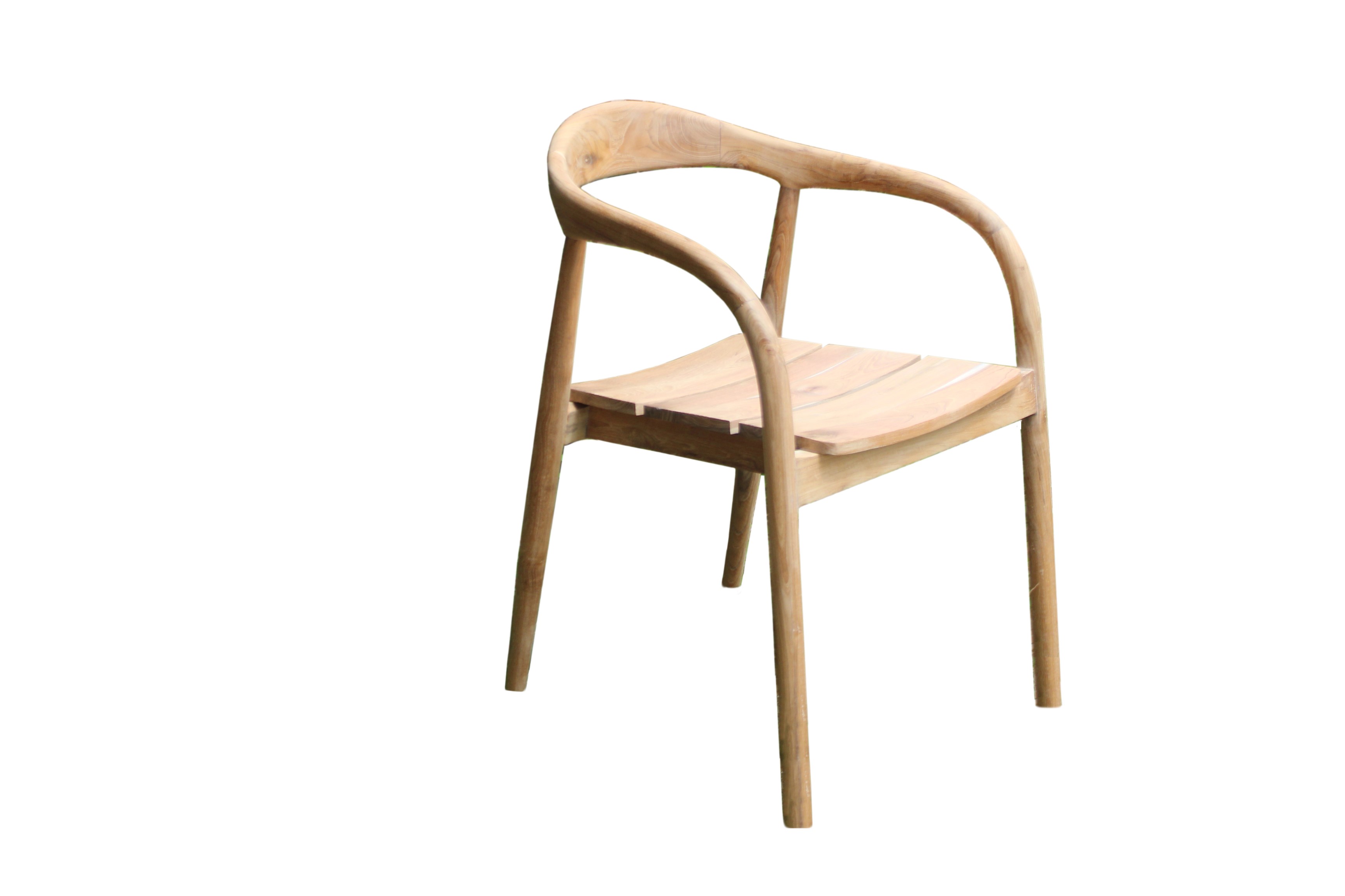 Houten tuinstoel - natuur teak