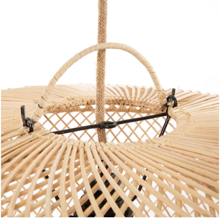 Hanglamp in rotan - diam.50 cm
